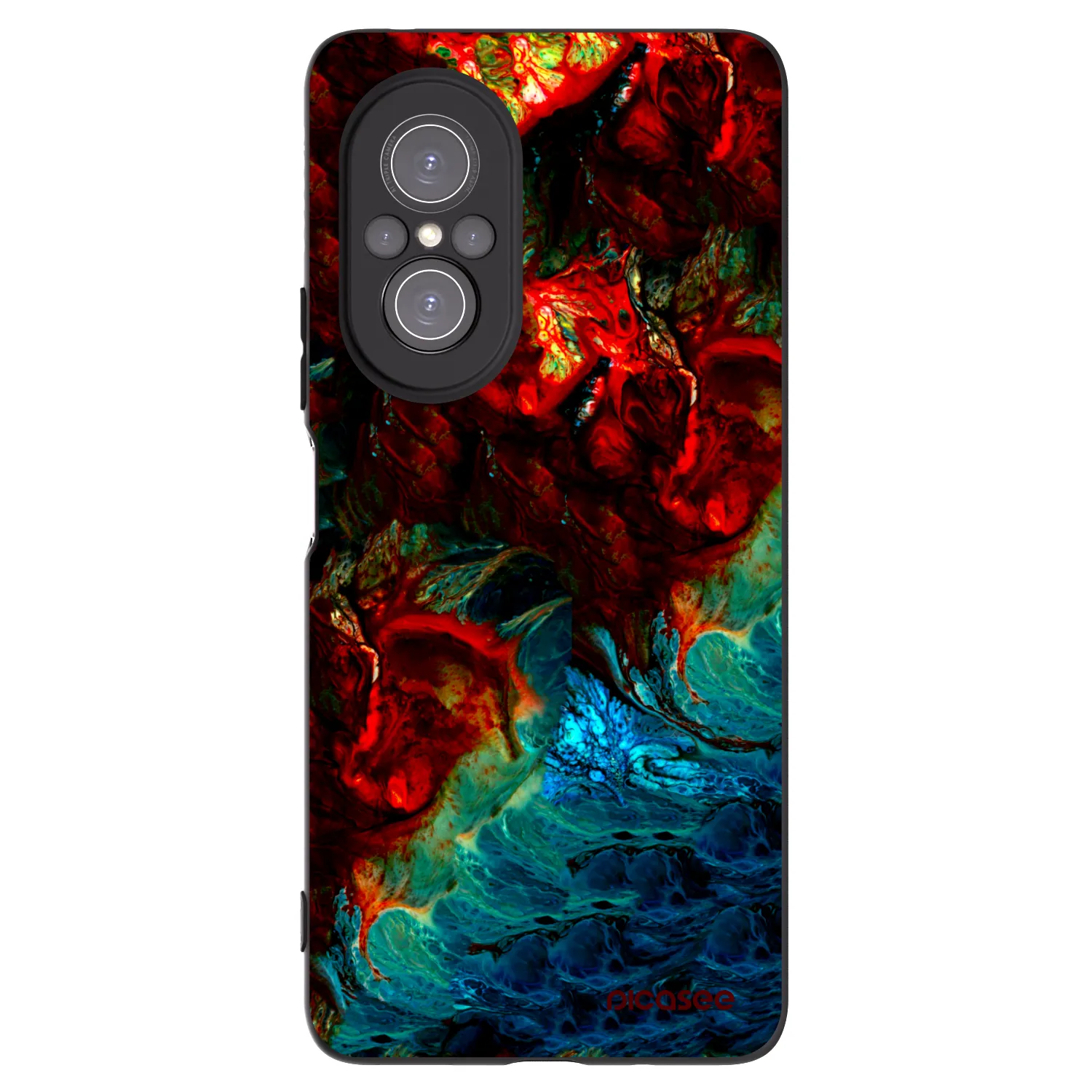 Picasee crna silikonska maskica za Huawei Nova 9 SE - Universe