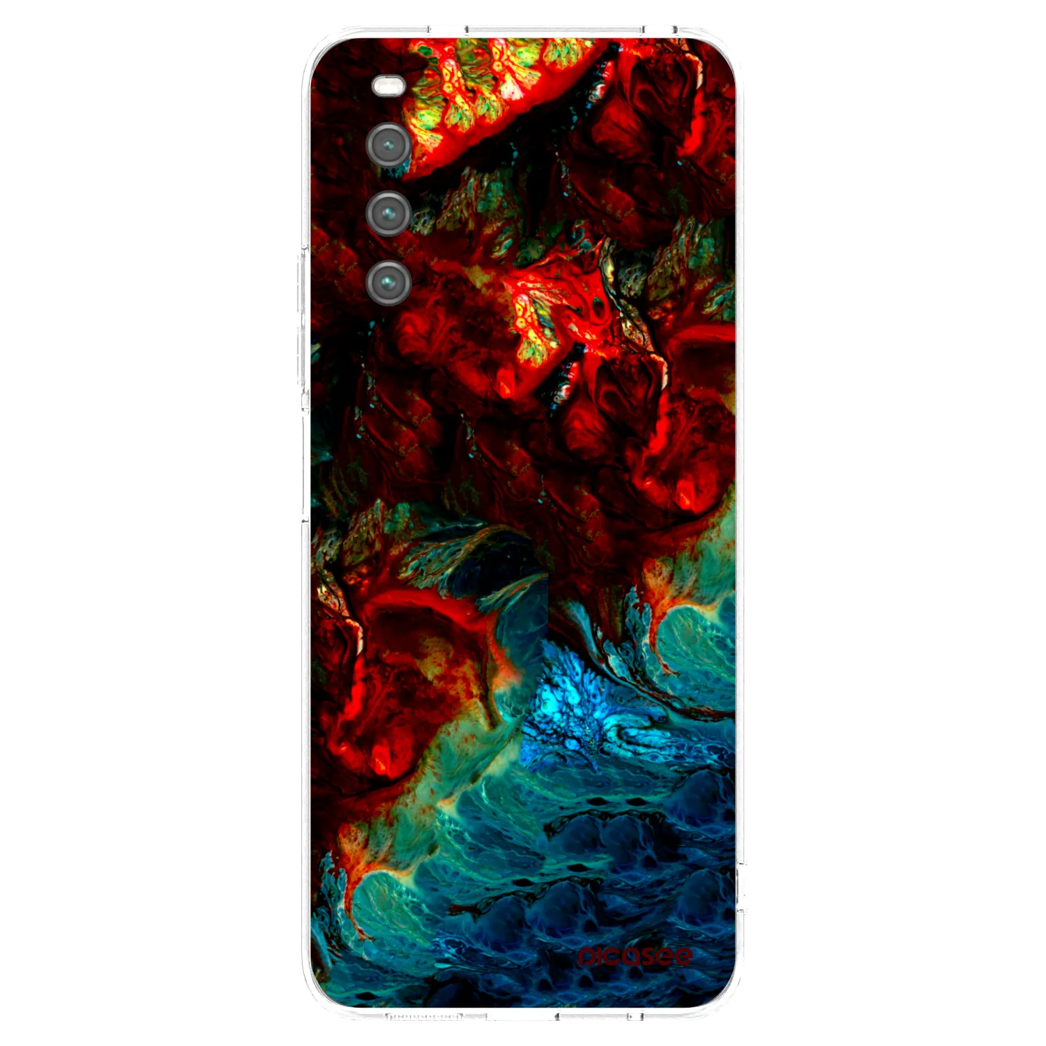 Picasee silikonska prozirna maskica za Sony Xperia 10 IV 5G - Universe