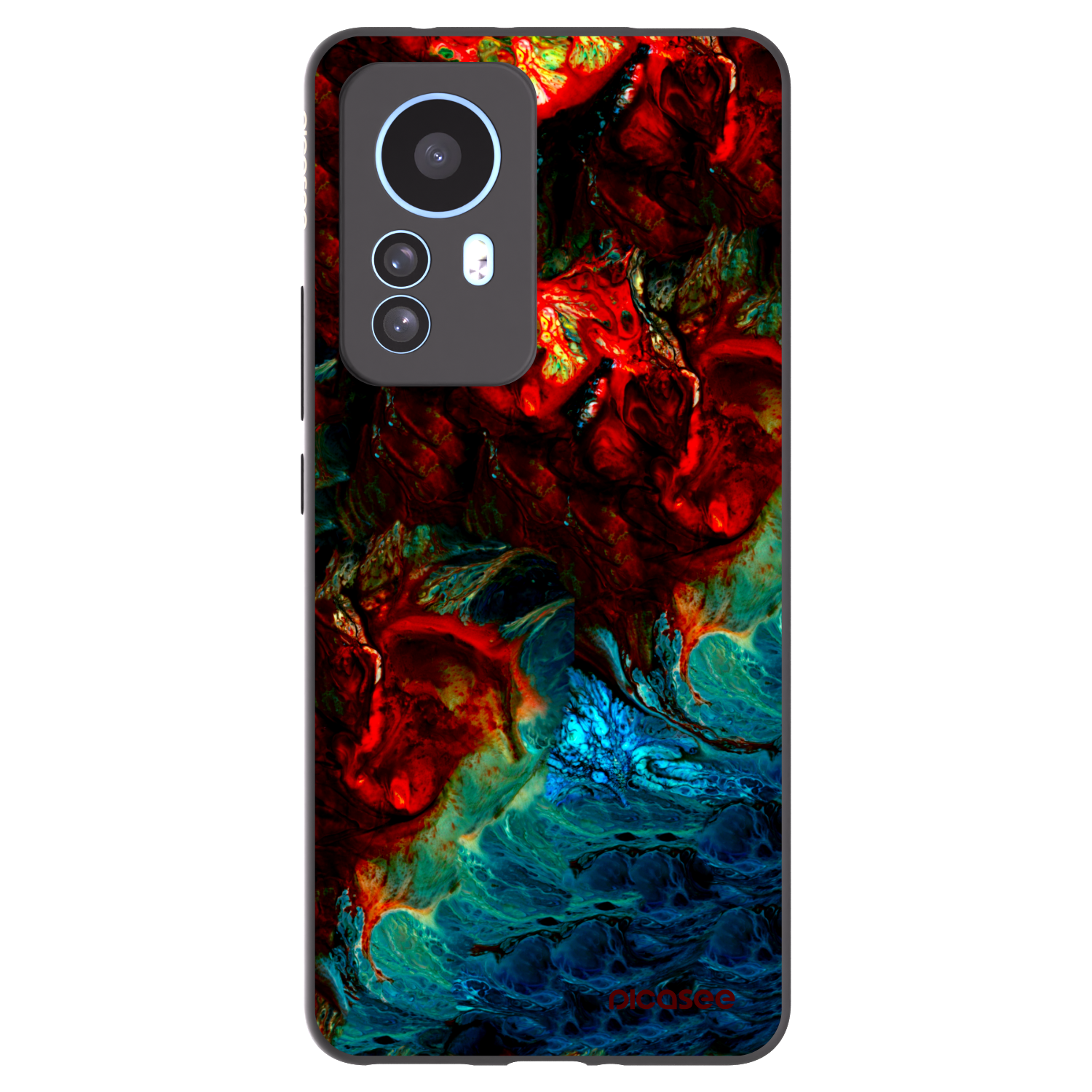 Picasee crna silikonska maskica za Xiaomi 12T Pro - Universe