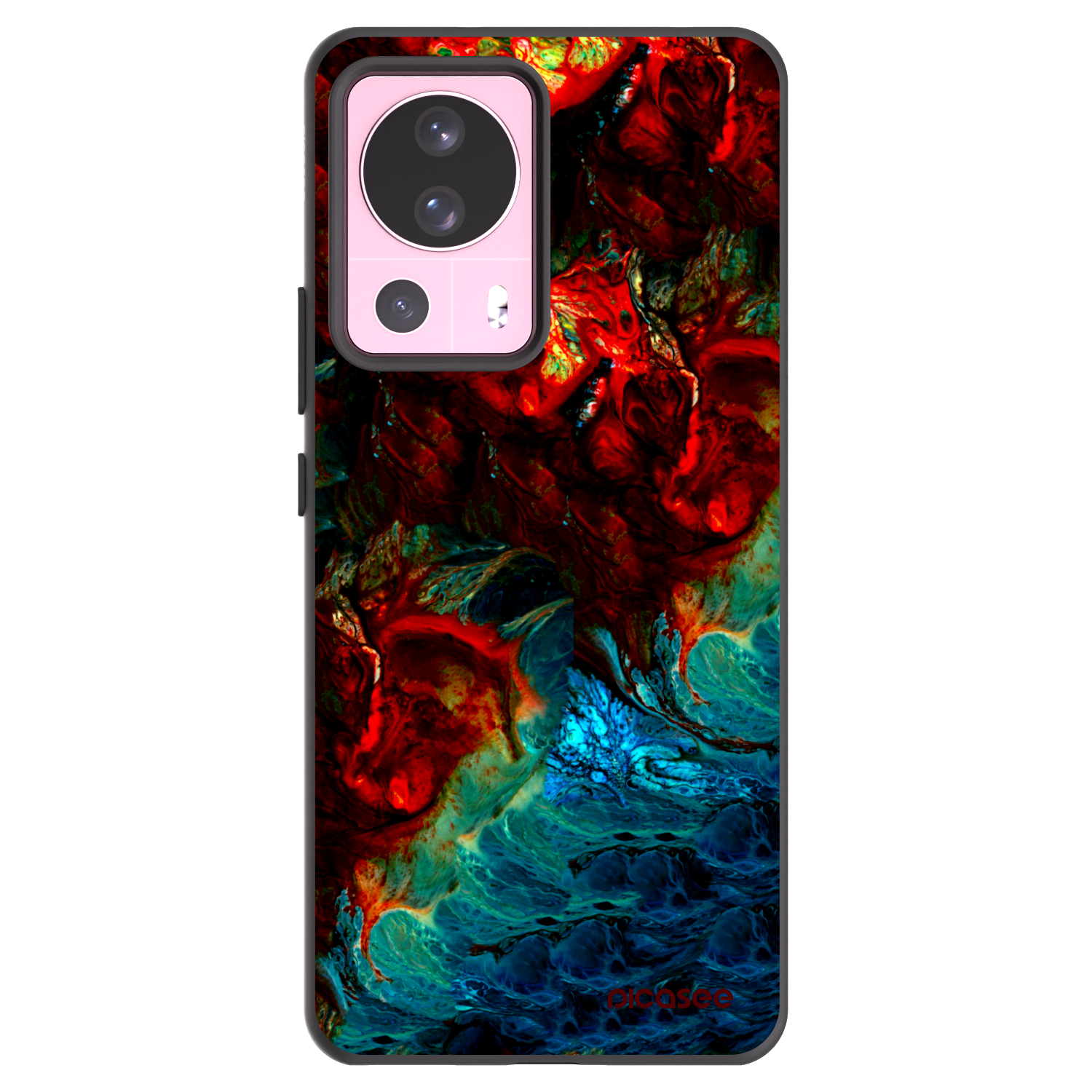 Picasee crna silikonska maskica za Xiaomi 13 Lite - Universe