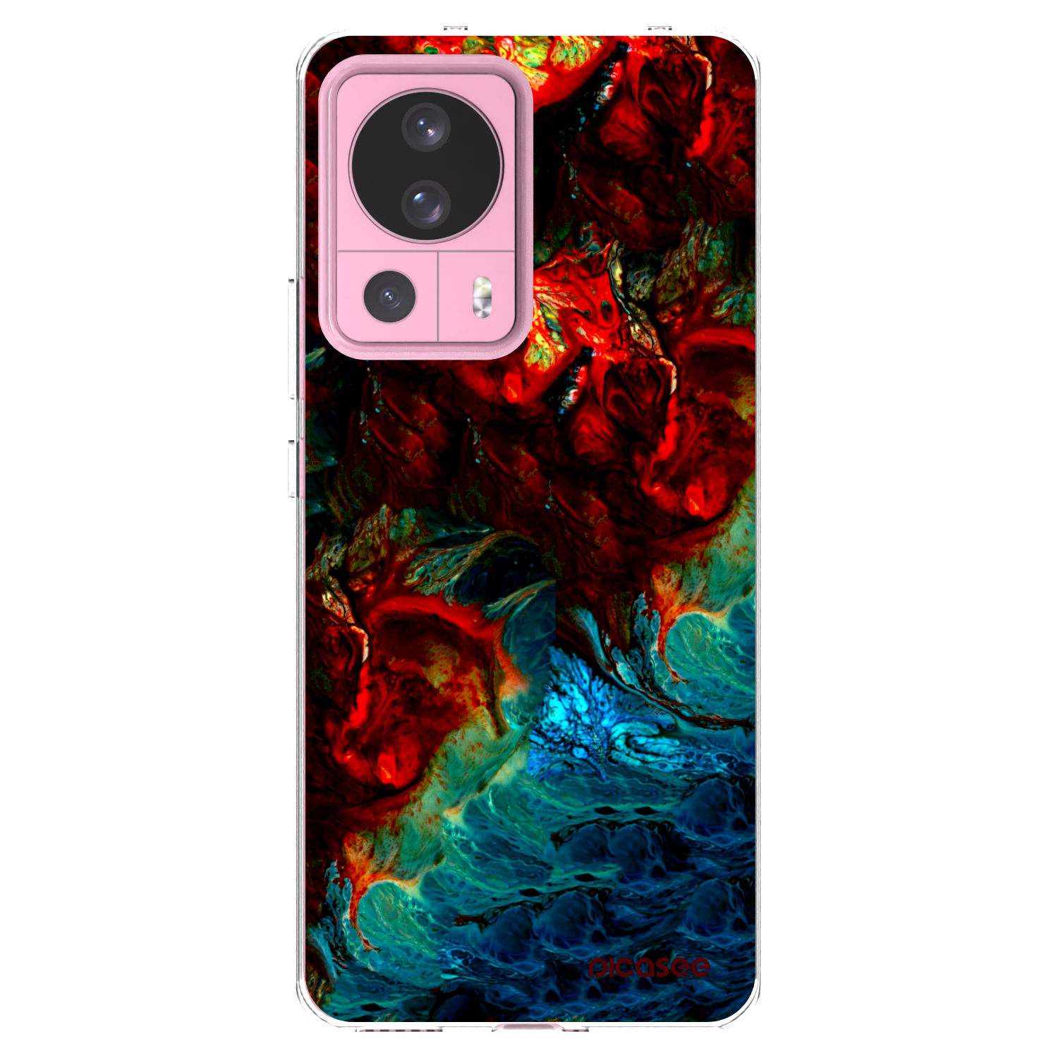 Picasee silikonska prozirna maskica za Xiaomi 13 Lite - Universe