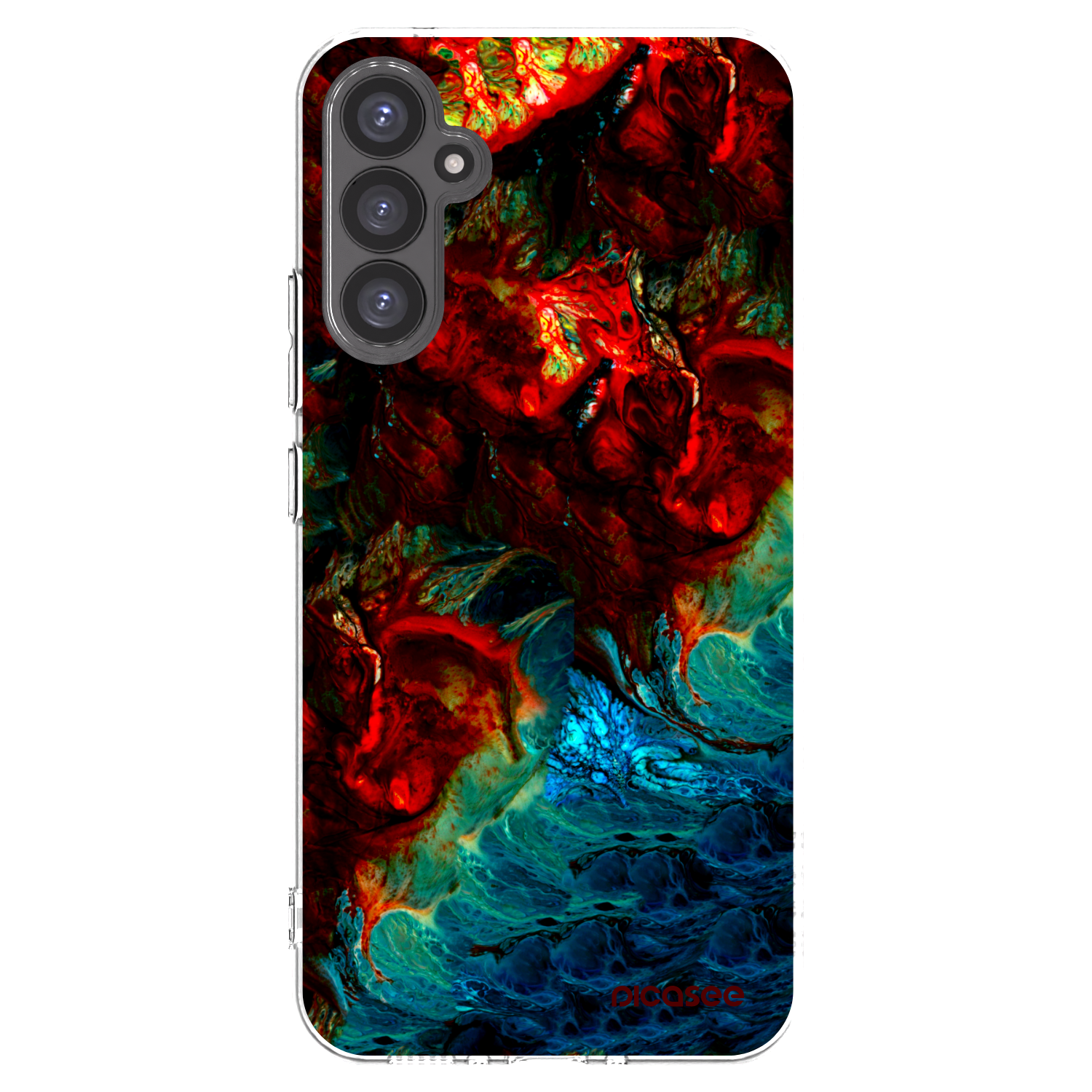 Picasee silikonska prozirna maskica za Samsung Galaxy A34 5G A346B - Universe