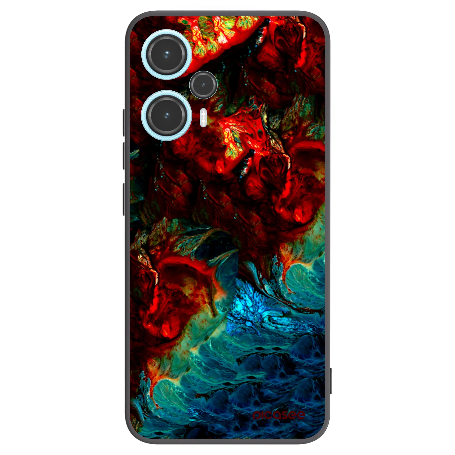 Picasee crna silikonska maskica za Xiaomi Poco F5 - Universe
