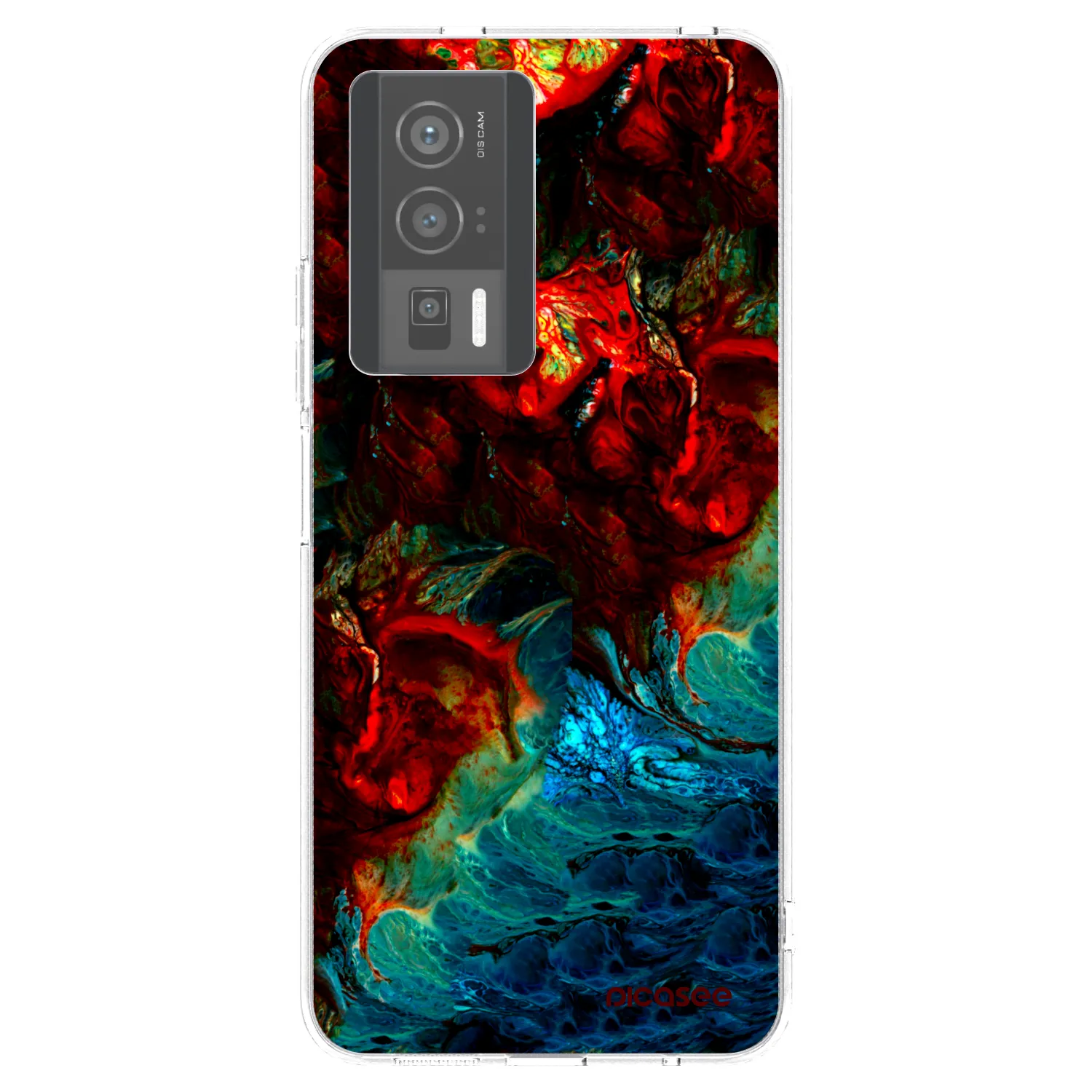 Picasee silikonska prozirna maskica za Xiaomi Poco F5 Pro 5G - Universe