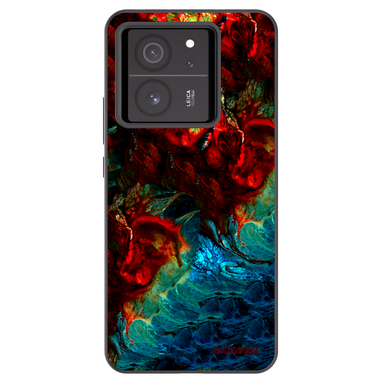 Picasee crna silikonska maskica za Xiaomi 13T Pro - Universe