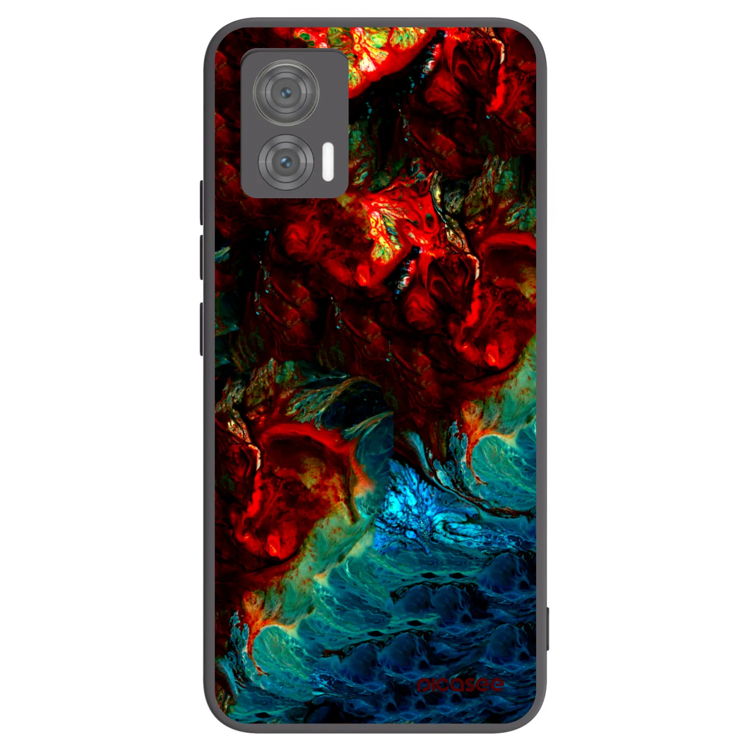 Picasee crna silikonska maskica za Motorola Edge 30 Neo - Universe