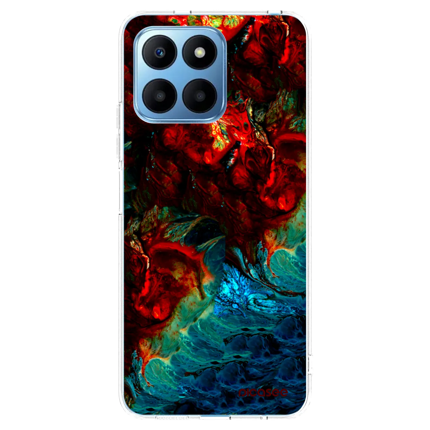 Picasee silikonska prozirna maskica za Honor 70 Lite - Universe