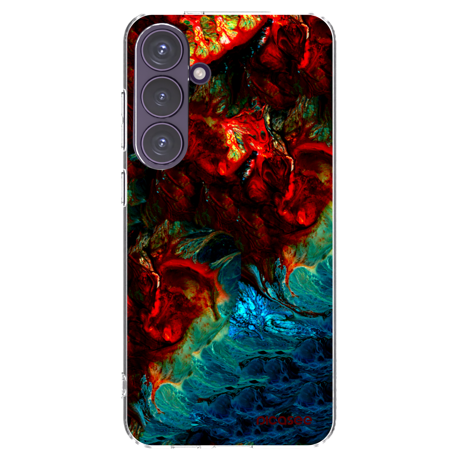 Picasee silikonska prozirna maskica za Samsung Galaxy S24+ S926B 5G - Universe