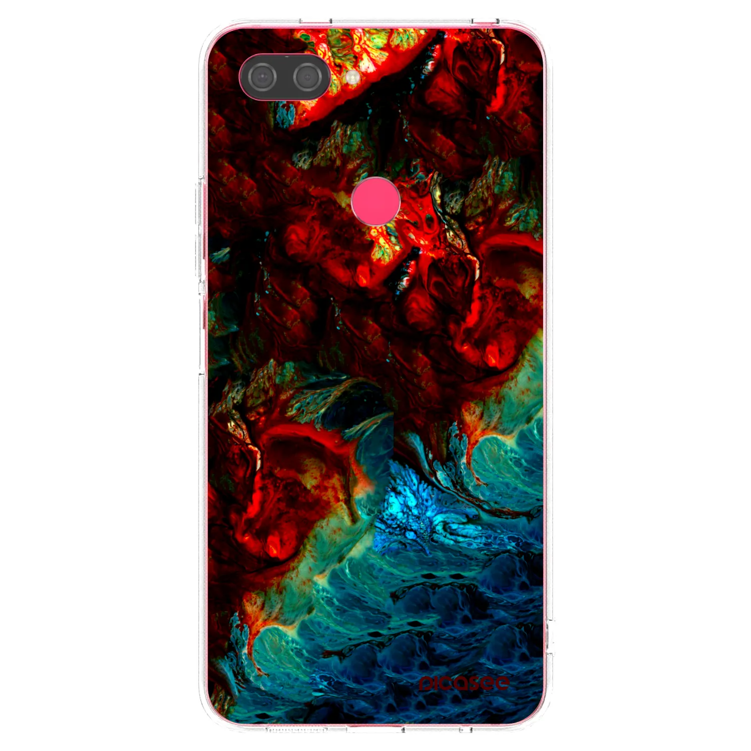 Picasee silikonska prozirna maskica za Xiaomi Mi 8 Lite - Universe