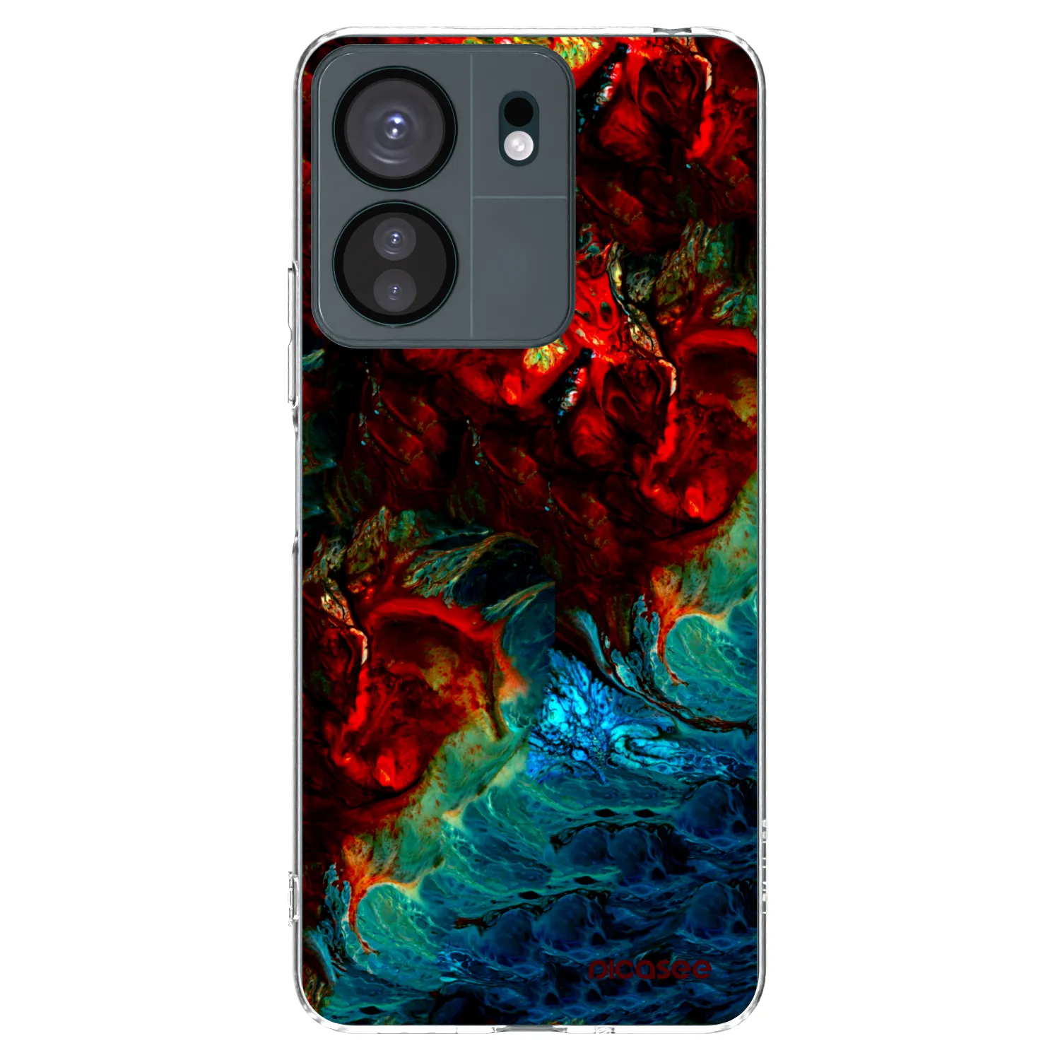 Picasee silikonska prozirna maskica za Xiaomi Redmi 13C 4G - Universe