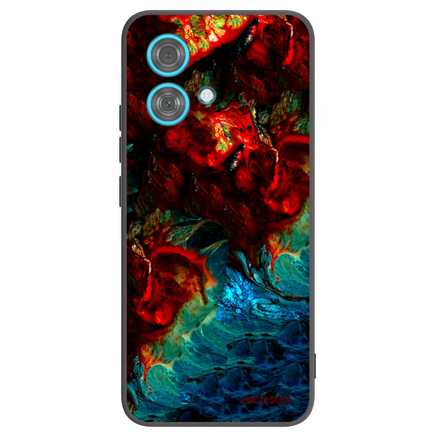 Picasee crna silikonska maskica za Motorola Edge 40 Neo - Universe