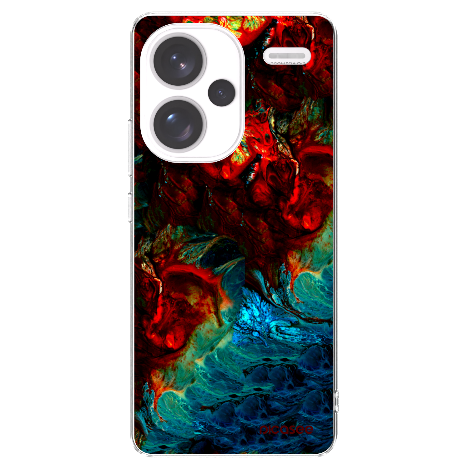 Picasee silikonska prozirna maskica za Xiaomi Redmi Note 13 Pro+ 5G - Universe