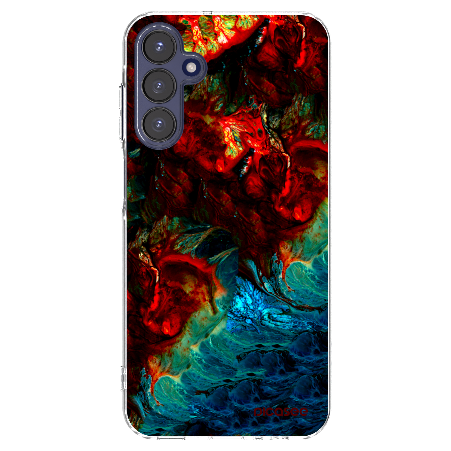 Picasee silikonska prozirna maskica za Samsung Galaxy A15 A155F 4G - Universe