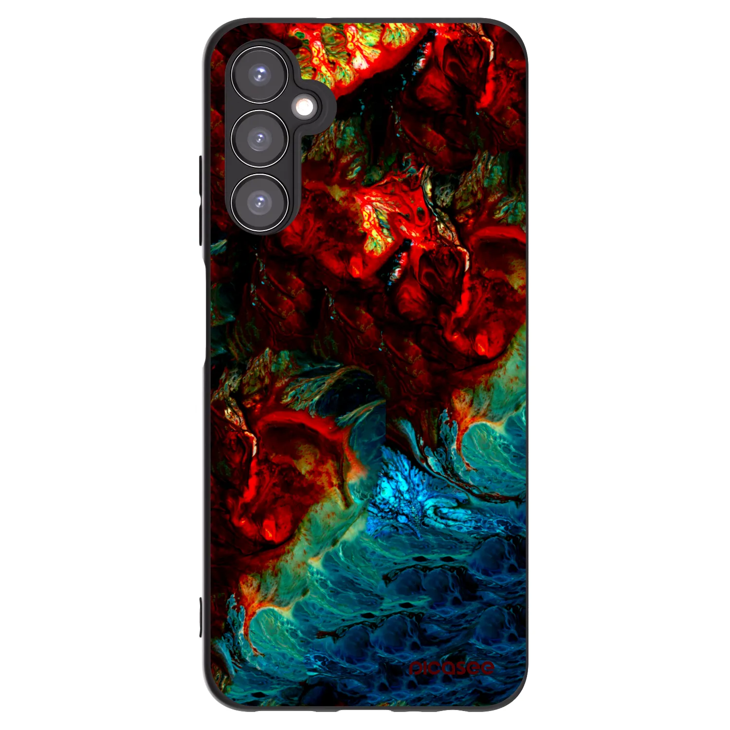 Picasee crna silikonska maskica za Samsung Galaxy A05s A057G - Universe