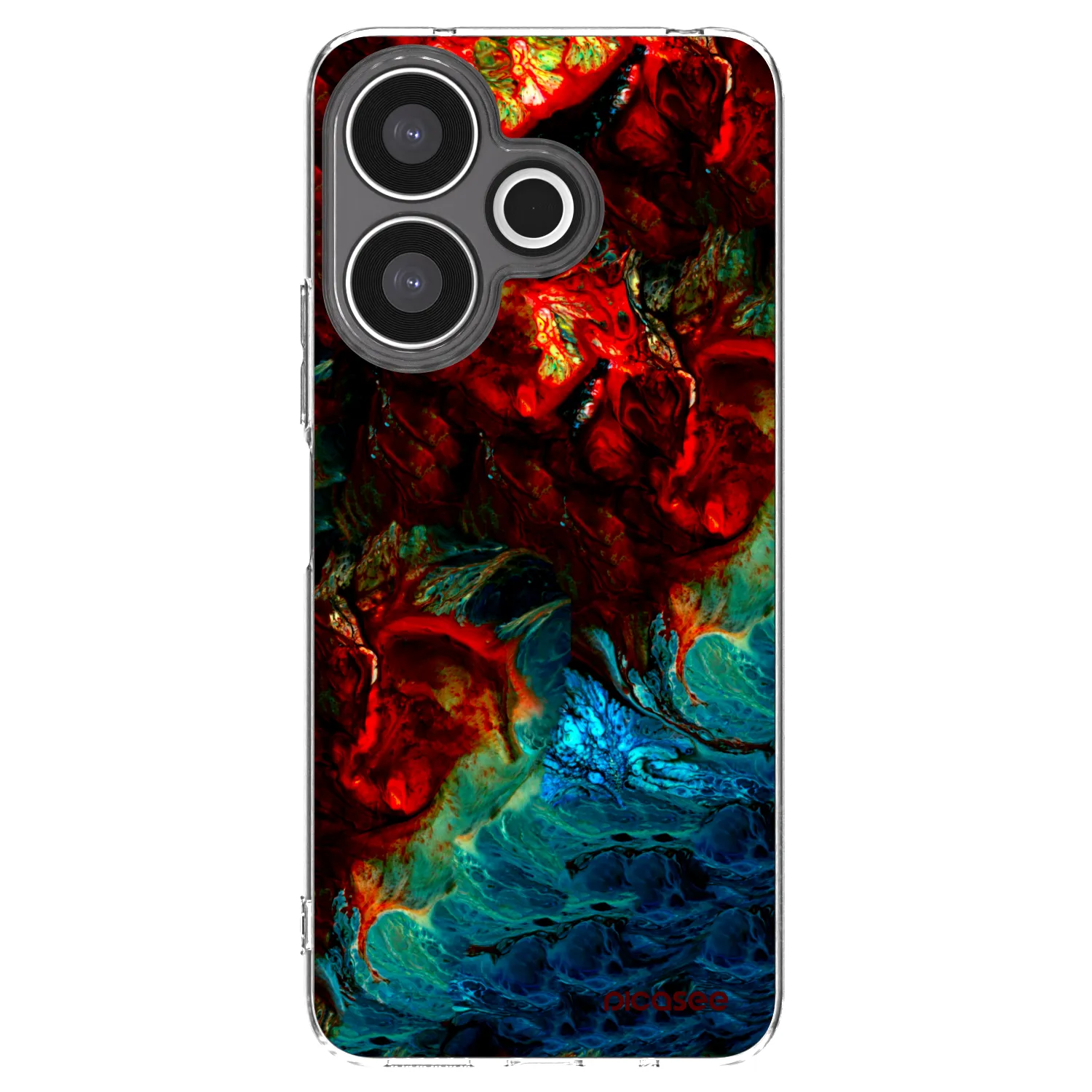 Picasee silikonska prozirna maskica za Xiaomi Redmi 13 4G - Universe