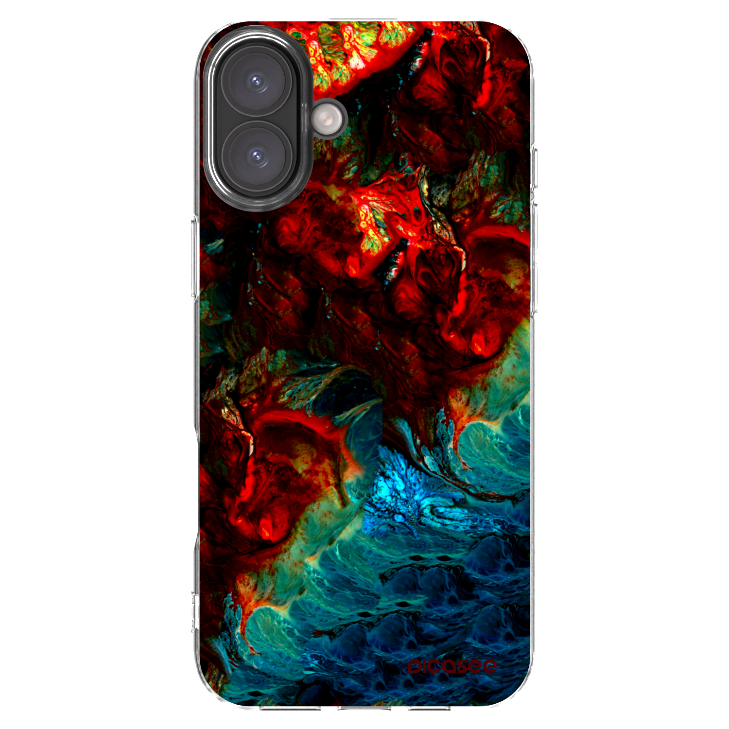 Picasee silikonska prozirna maskica za Apple iPhone 16 Plus - Universe