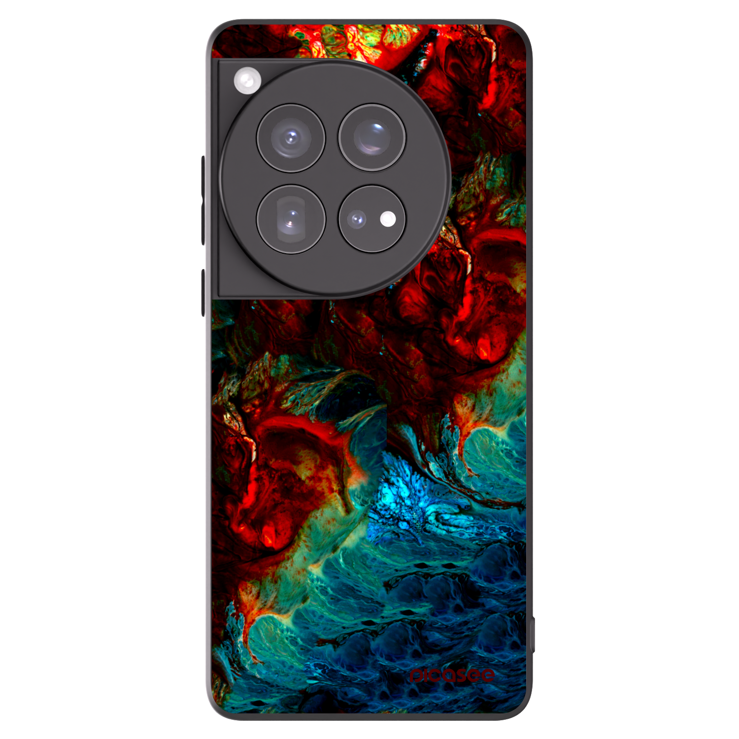 Picasee crna silikonska maskica za OnePlus 12 5G - Universe