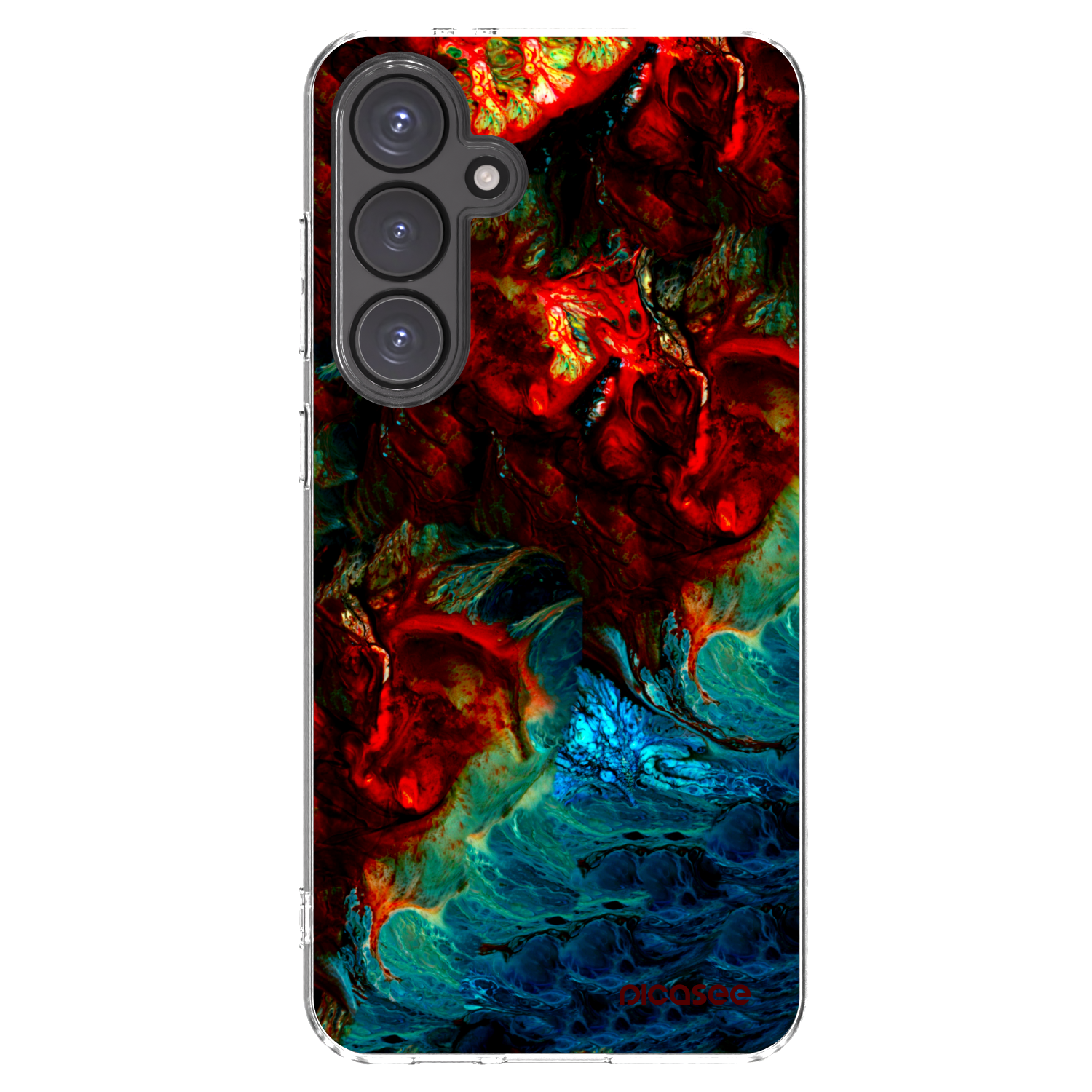 Picasee silikonska prozirna maskica za Samsung Galaxy S24 FE S721B - Universe