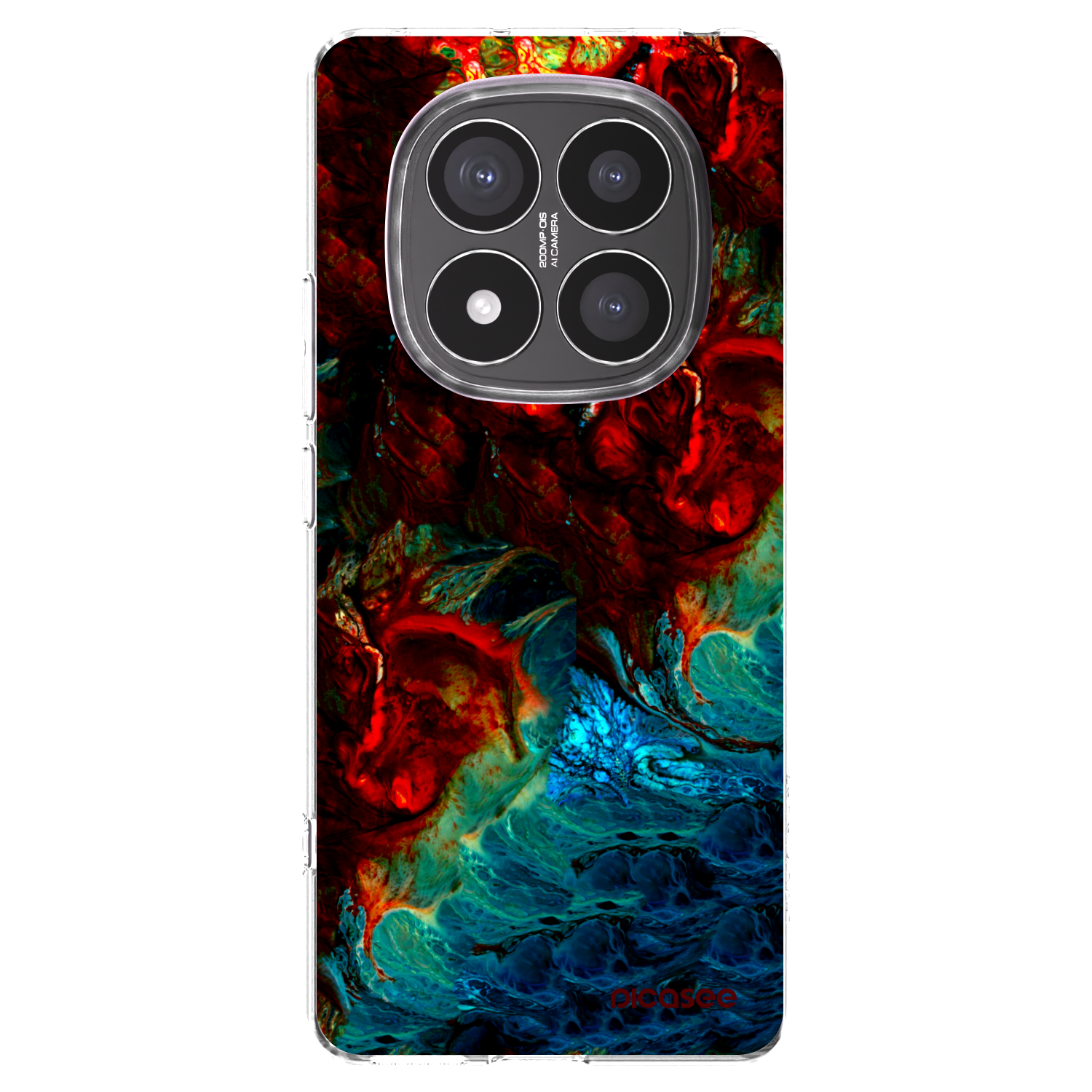 Picasee silikonska prozirna maskica za Xiaomi Redmi Note 14 Pro+ 5G - Universe