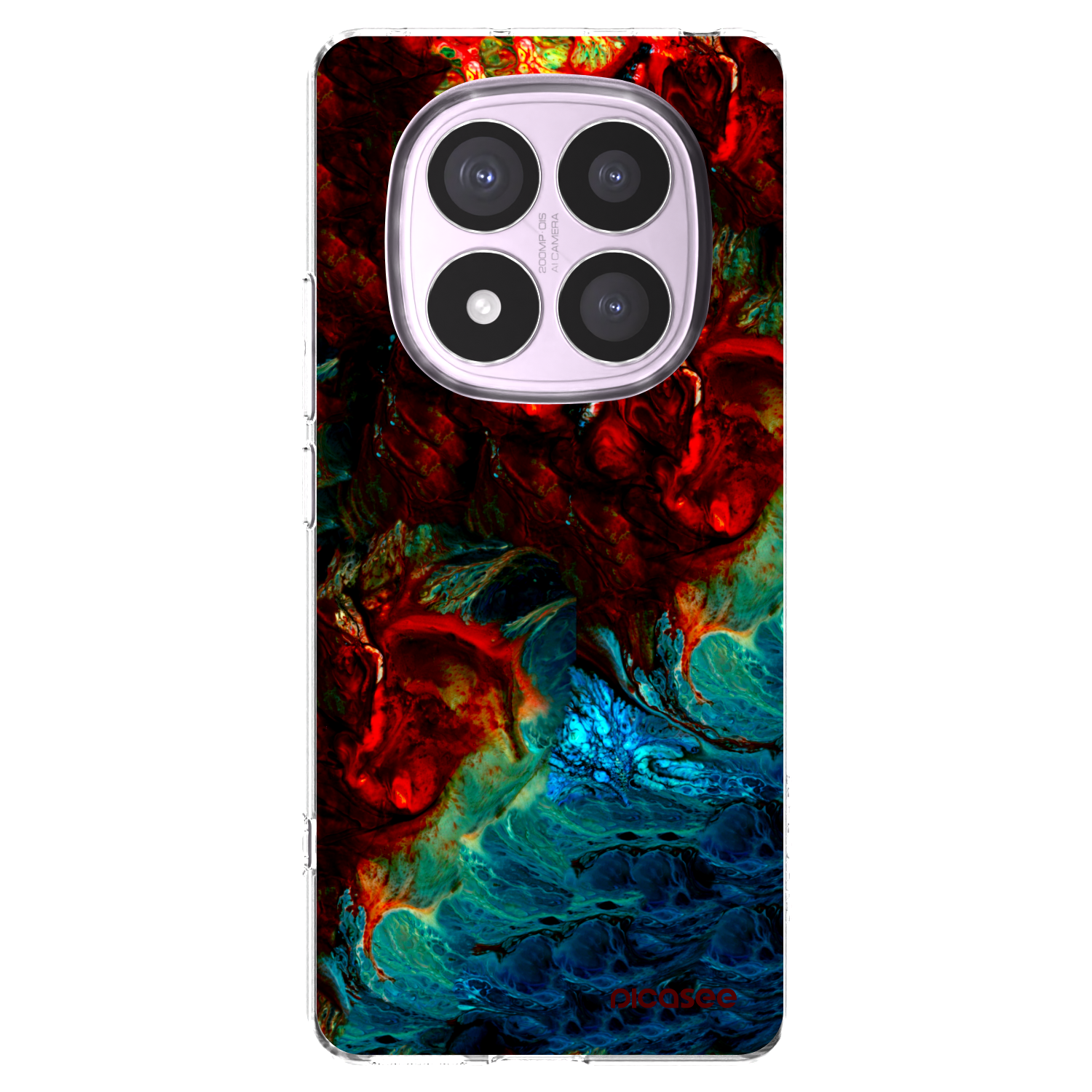 Picasee silikonska prozirna maskica za Xiaomi Redmi Note 14 Pro 5G - Universe