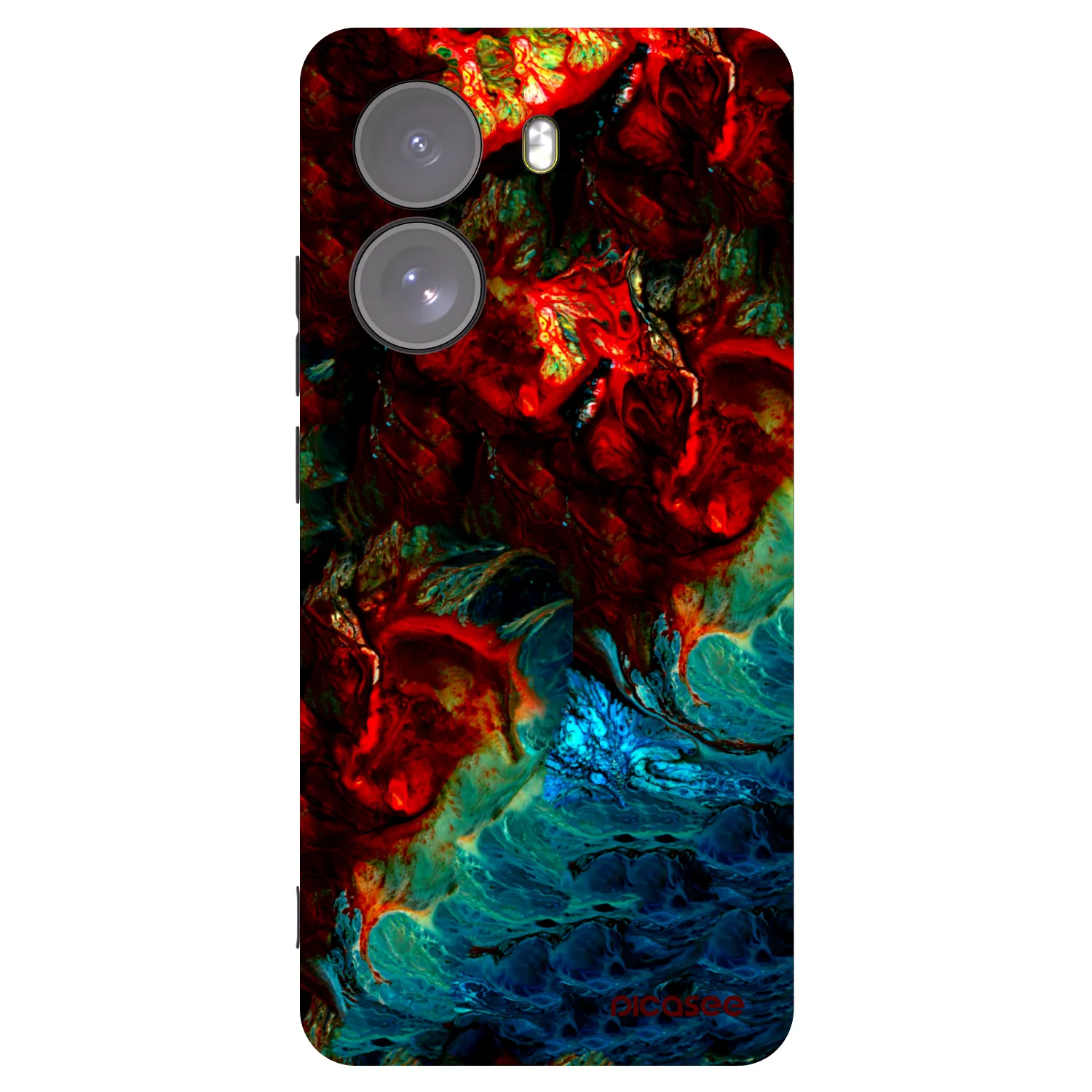 Picasee crna silikonska maskica za Xiaomi Poco X7 - Universe