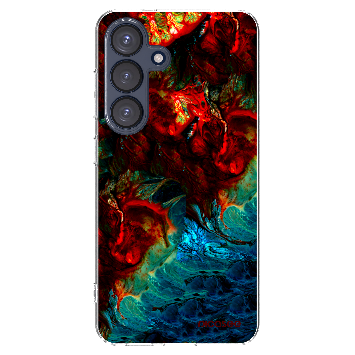 Picasee silikonska prozirna maskica za Samsung Galaxy S25 5G - Universe