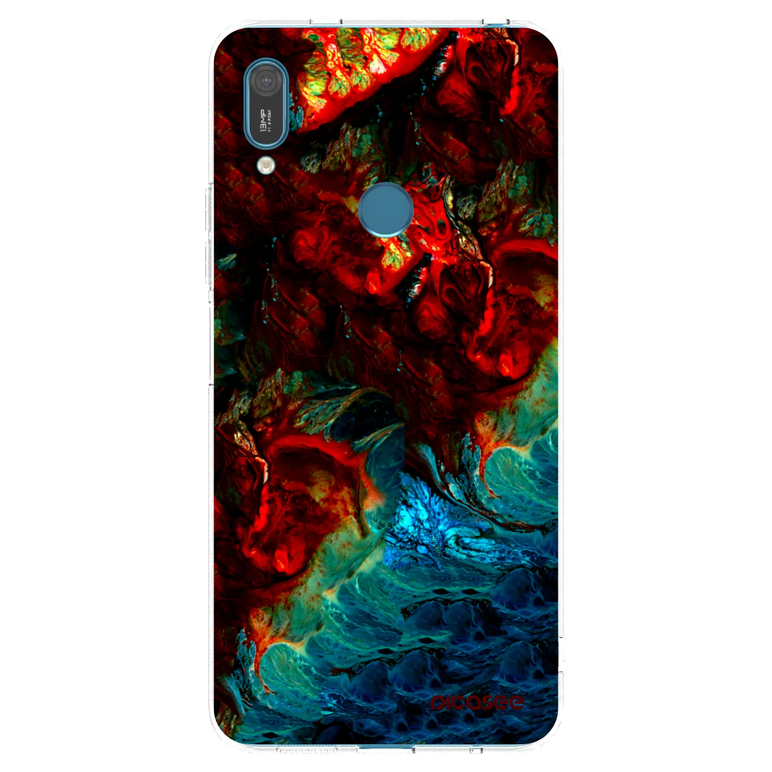 Picasee silikonska prozirna maskica za Huawei Y7 2019 - Universe