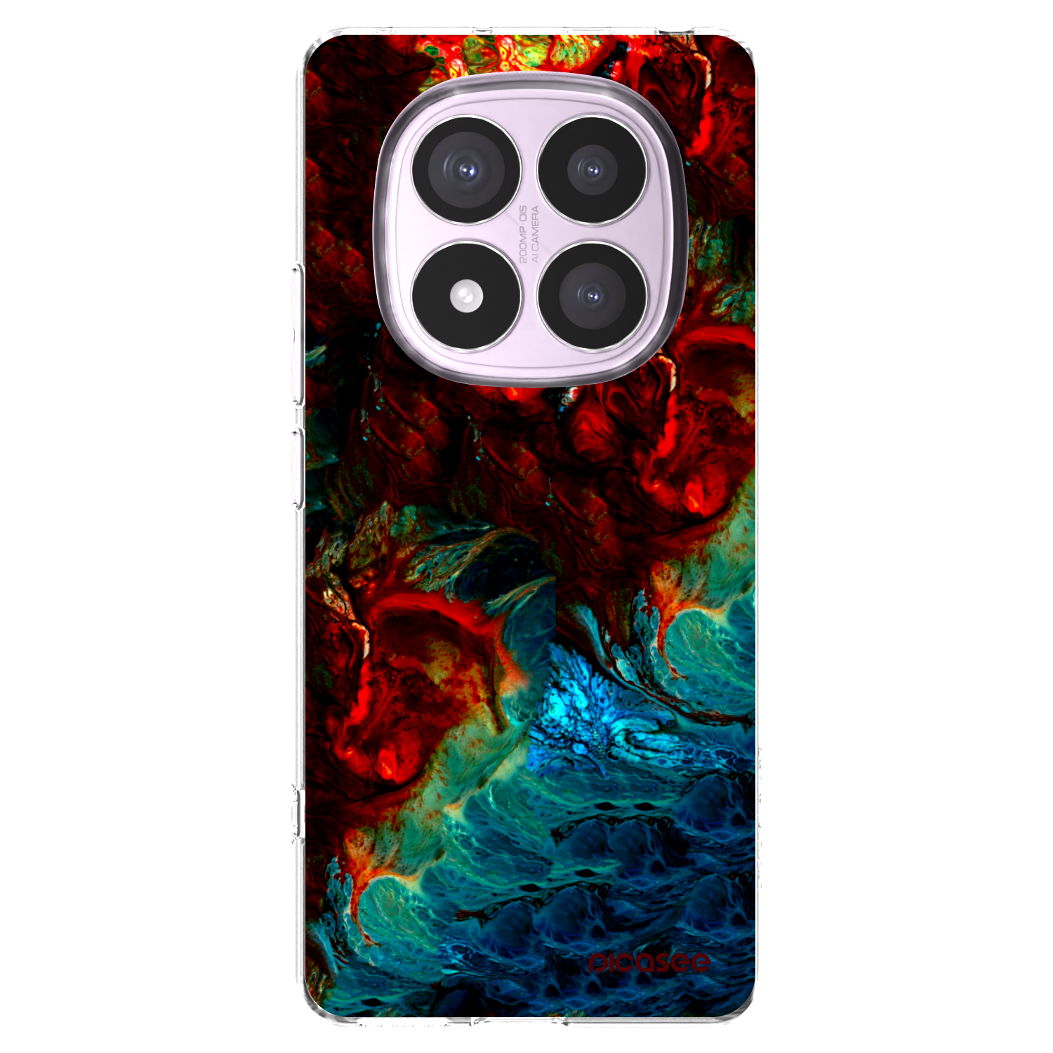 Picasee silikonska prozirna maskica za Xiaomi Redmi Note 14 Pro 4G - Universe