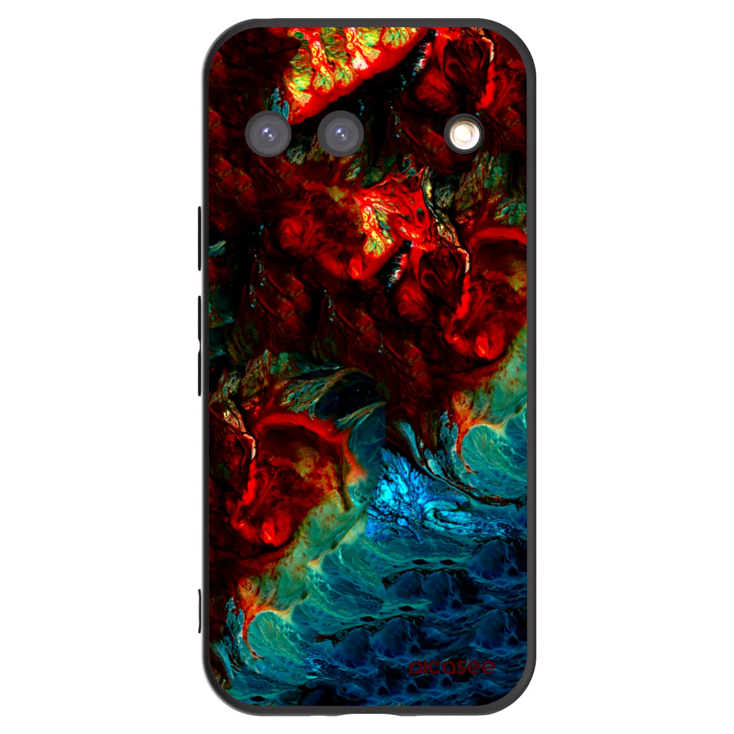 Picasee crna silikonska maskica za Google Pixel 9 - Universe