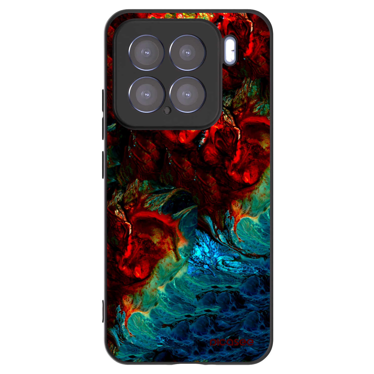 Picasee crna silikonska maskica za Xiaomi 15 - Universe
