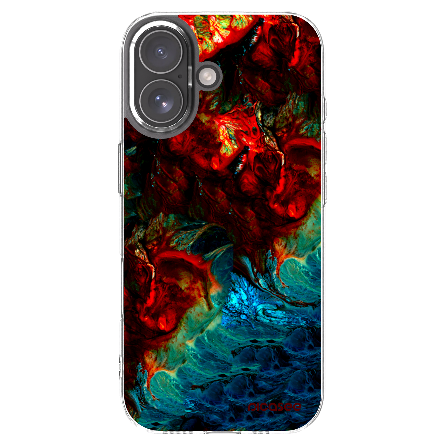Picasee silikonska prozirna maskica za Apple iPhone 17 - Universe