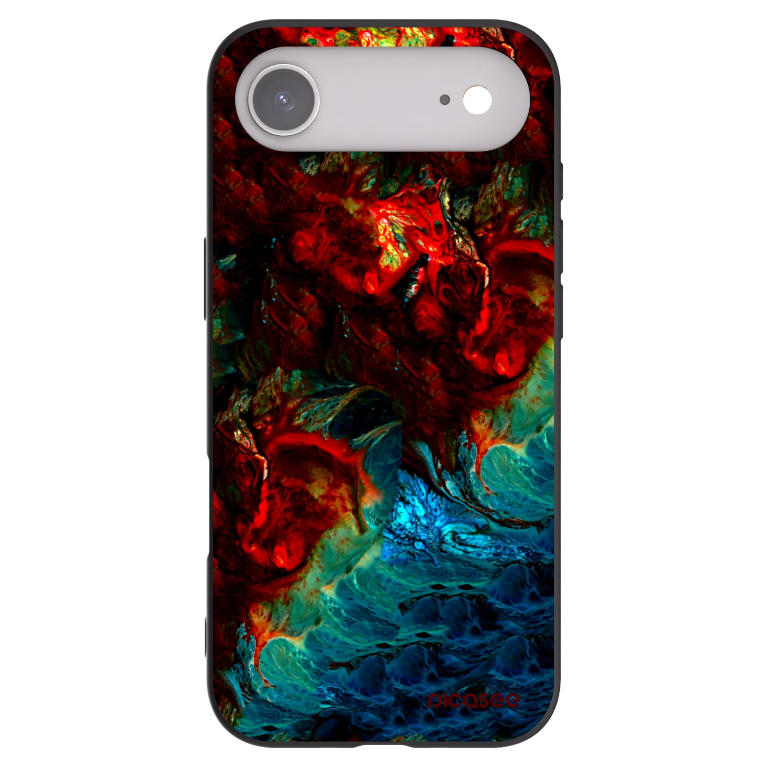 Picasee crna silikonska maskica za Apple iPhone Air - Universe