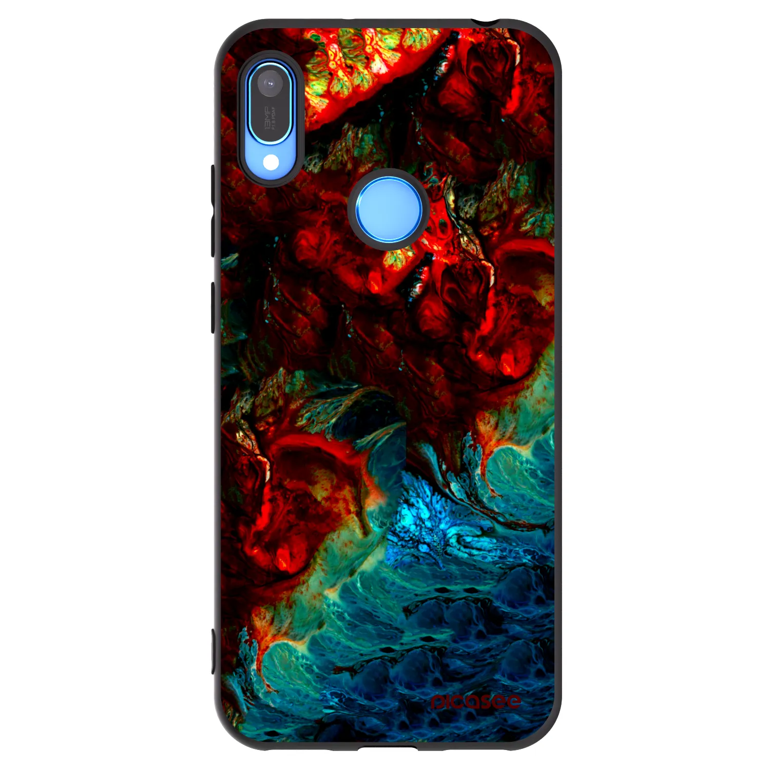Picasee crna silikonska maskica za Huawei Y6 2019 - Universe