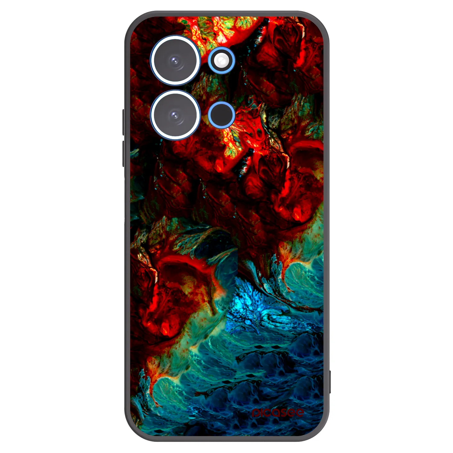 Picasee crna silikonska maskica za Xiaomi Redmi 15C 4G - Universe