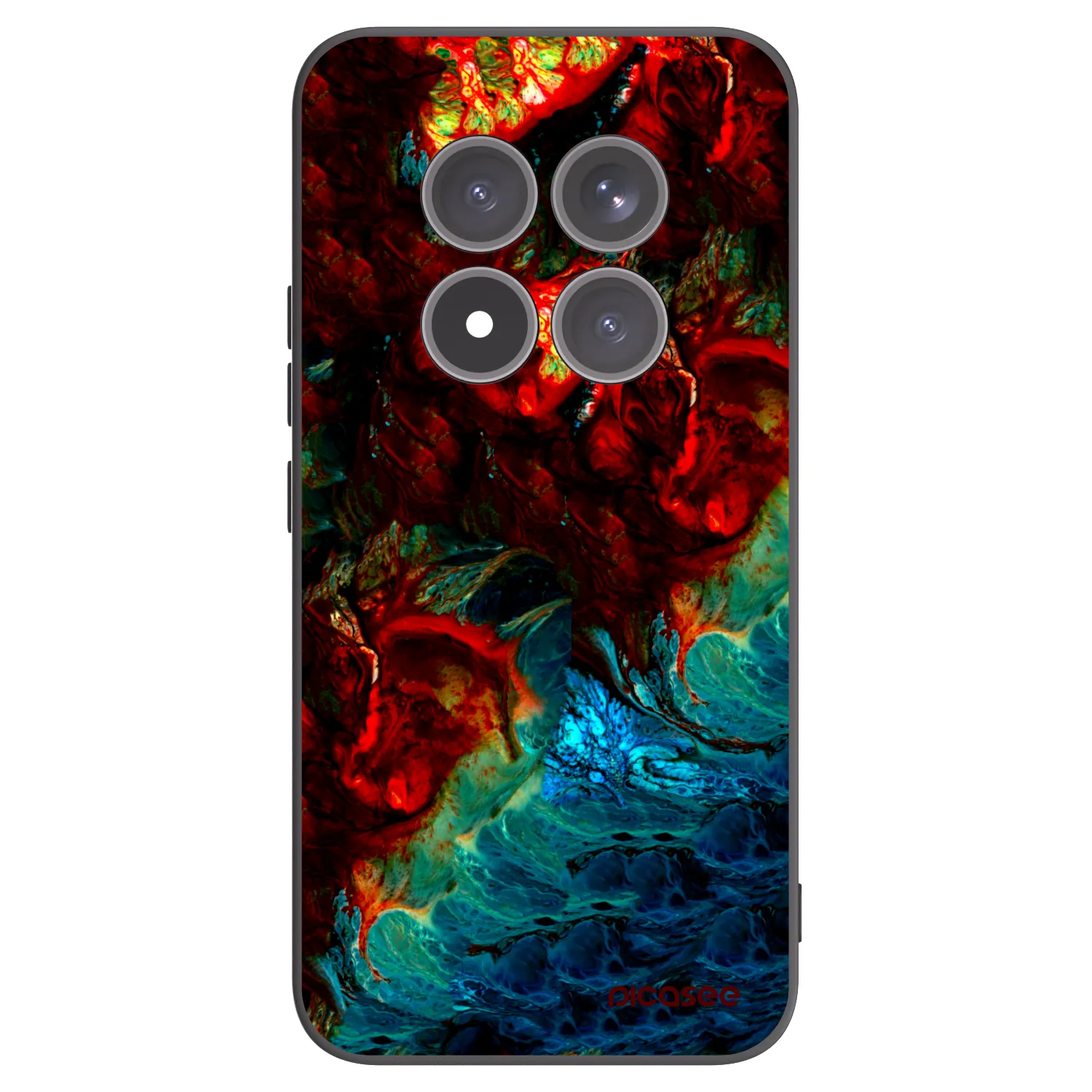 Picasee crna silikonska maskica za Xiaomi Redmi Note 15 Pro+ - Universe