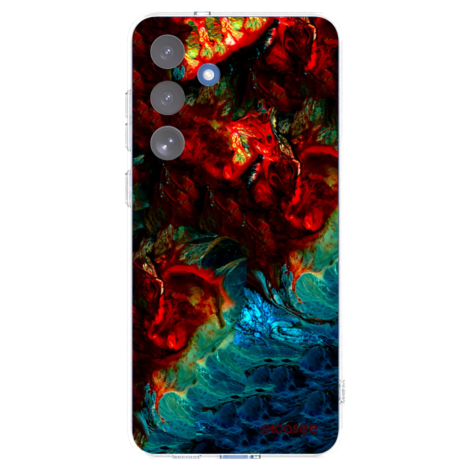 Picasee silikonska prozirna maskica za Samsung Galaxy S25 FE 5G - Universe