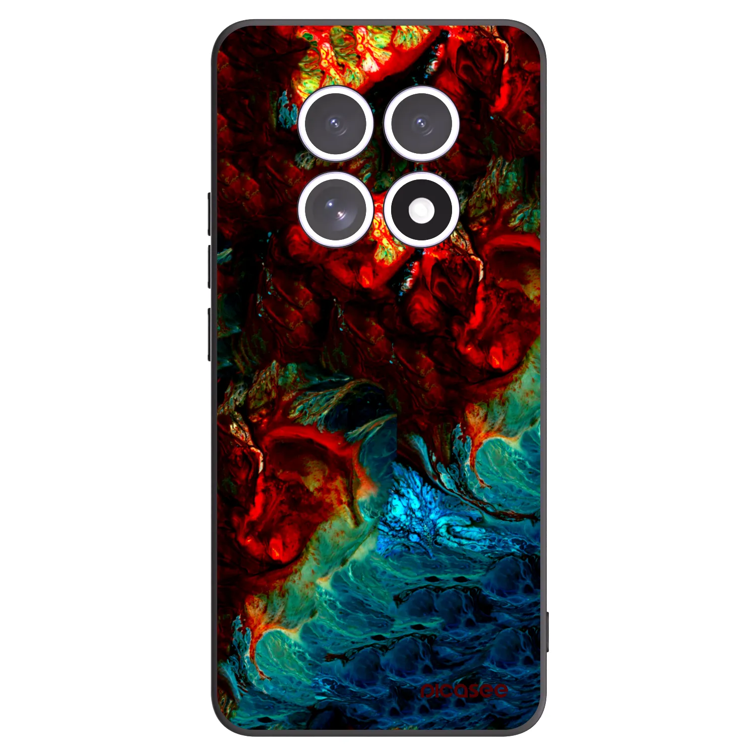 Picasee crna silikonska maskica za Xiaomi Redmi Note 15 - Universe
