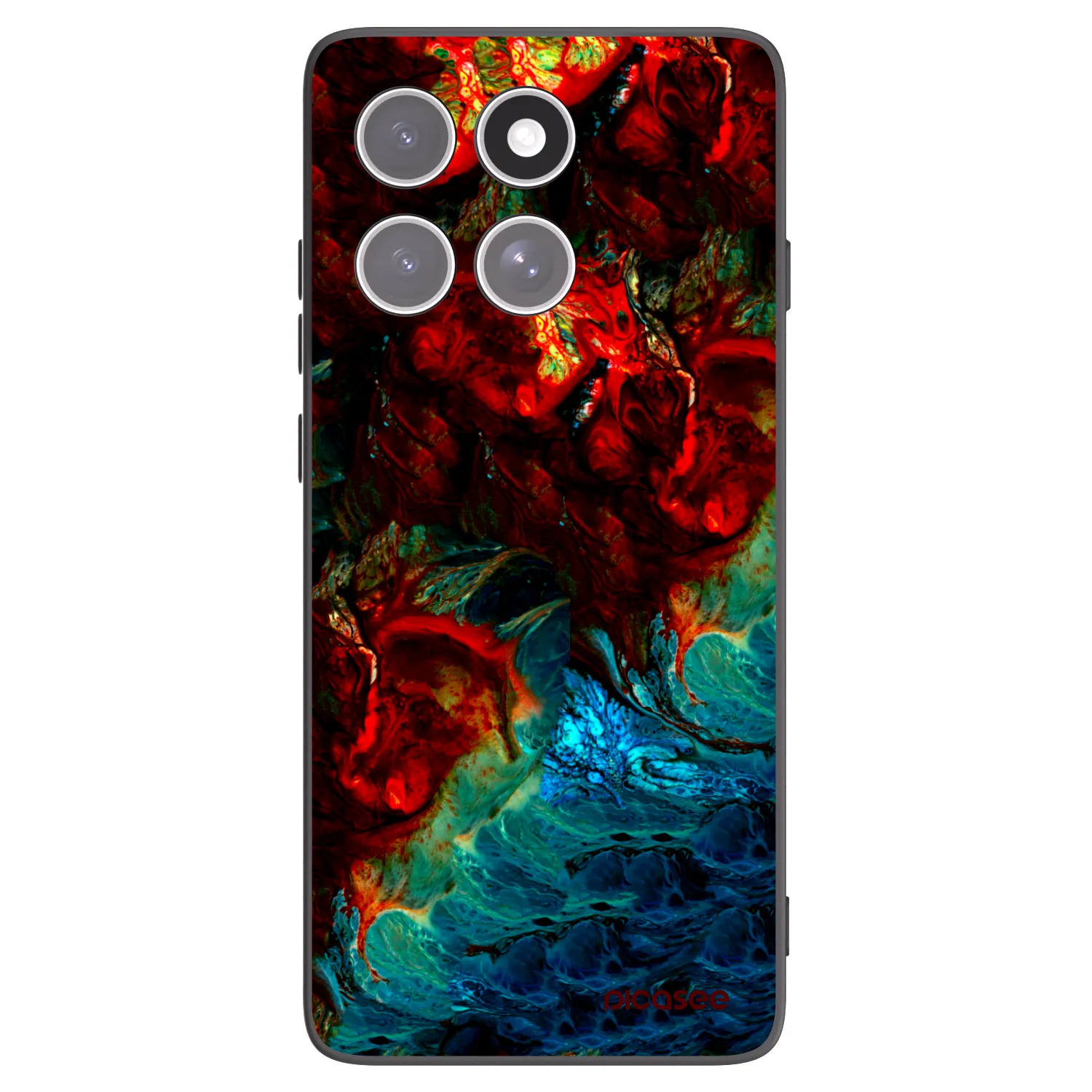 Picasee crna silikonska maskica za Motorola Edge 60 Fusion - Universe