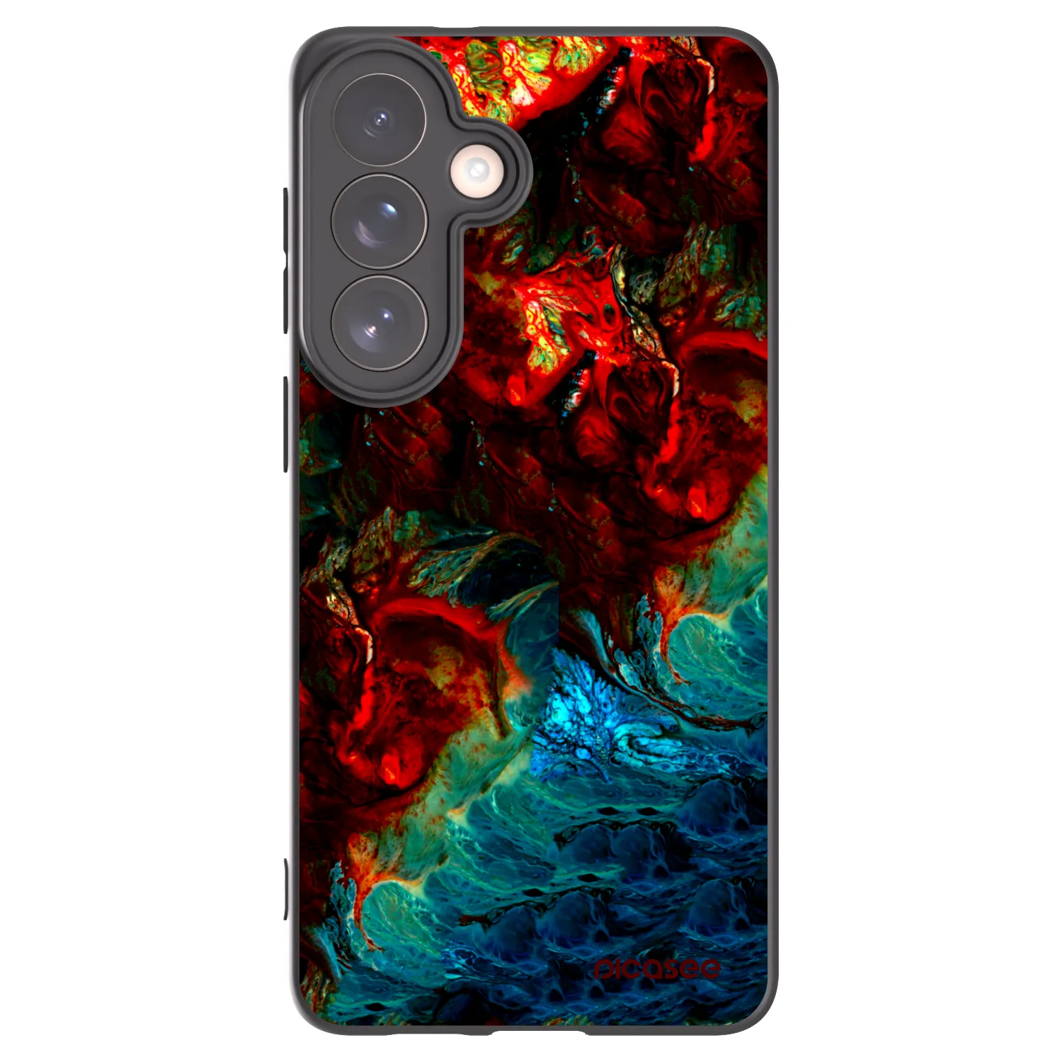 Picasee crna silikonska maskica za Samsung Galaxy S26+ - Universe