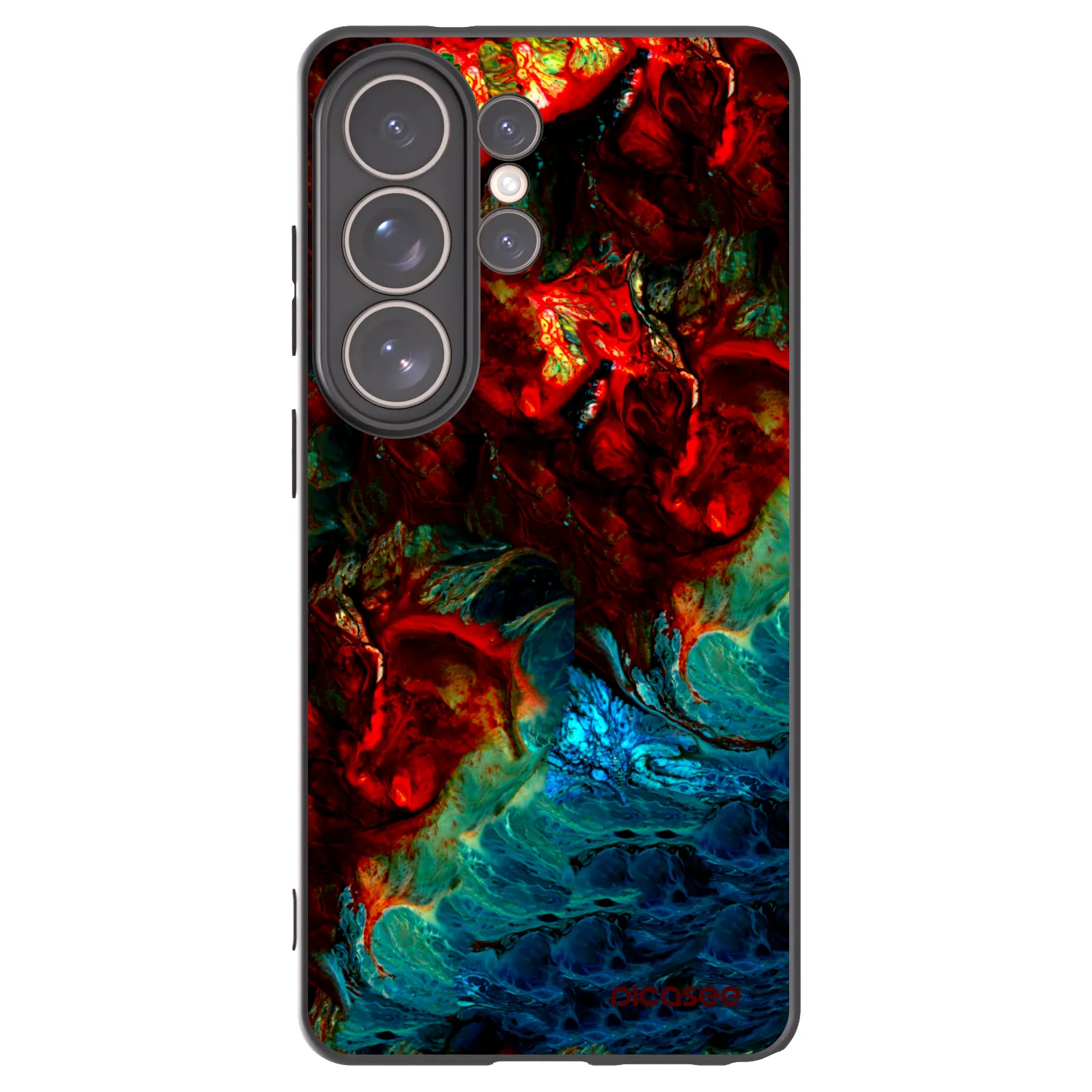 Picasee crna silikonska maskica za Samsung Galaxy S26 Ultra - Universe