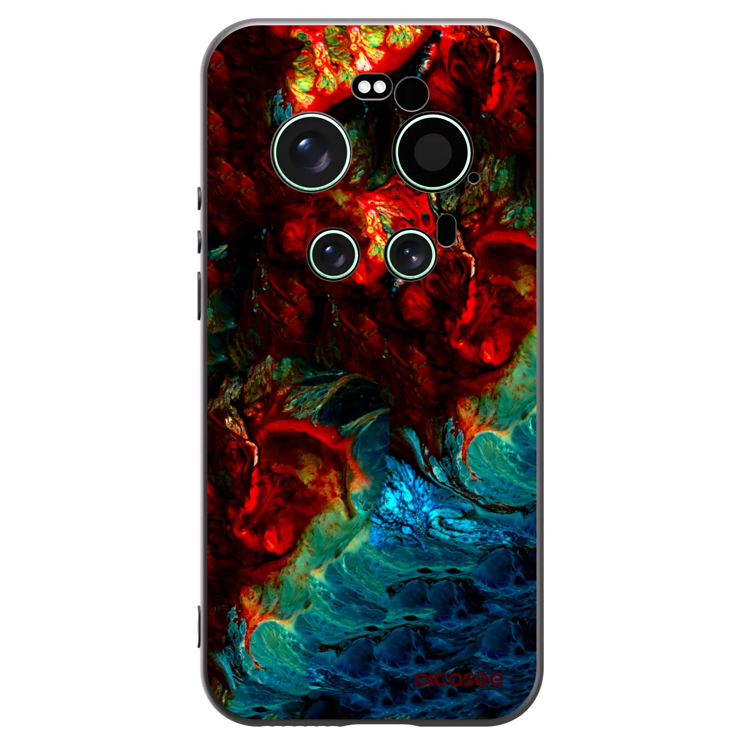 Picasee crna silikonska maskica za Xiaomi 17 Ultra - Universe