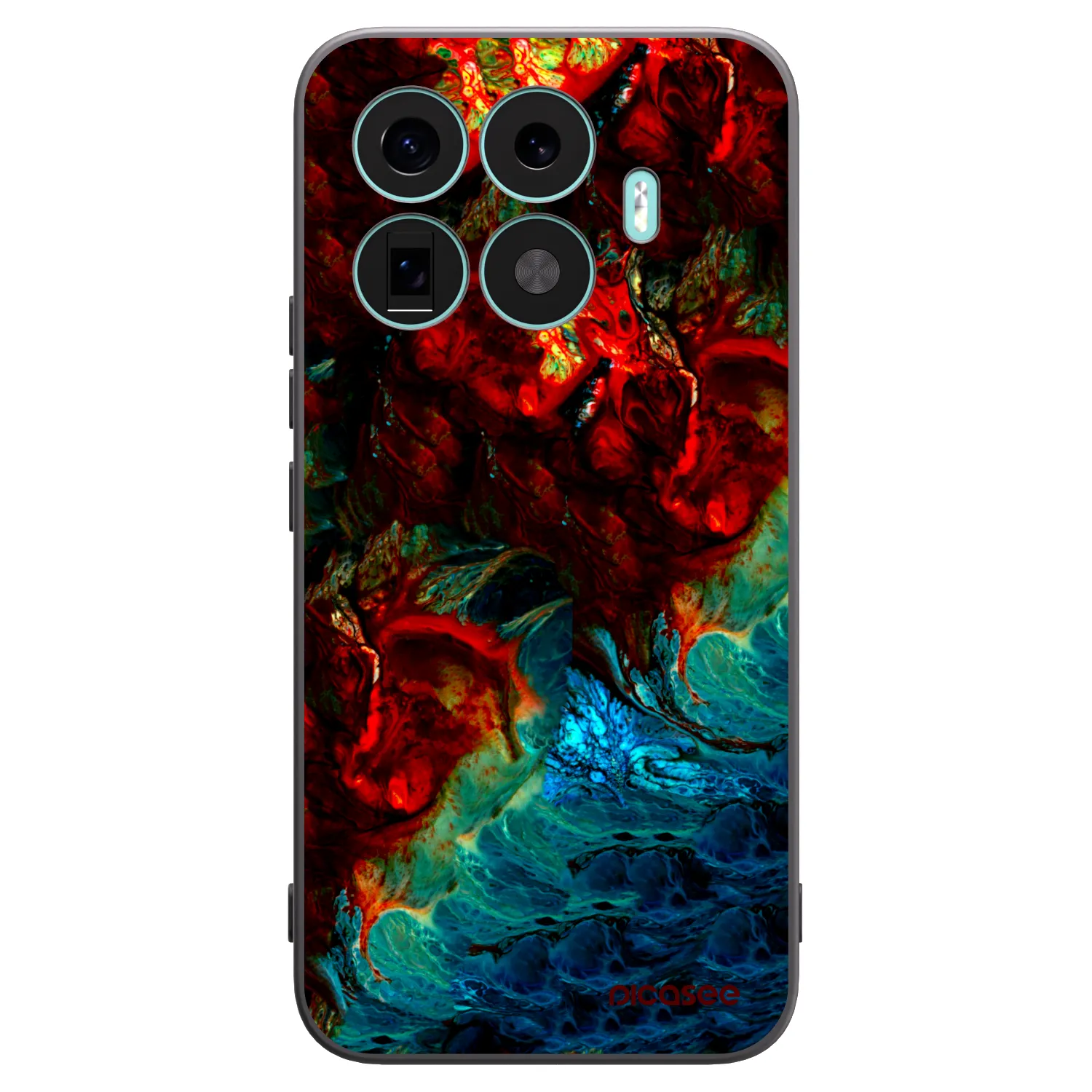 Picasee crna silikonska maskica za Xiaomi 17T Pro - Universe