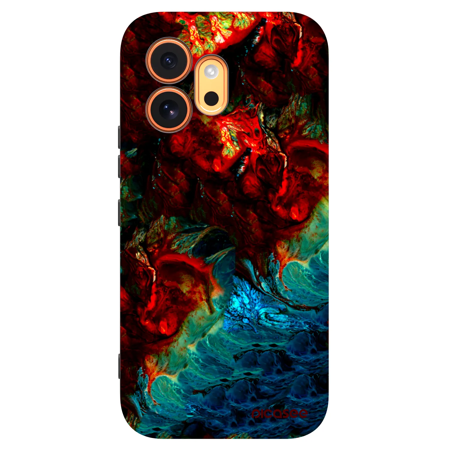 Picasee crna silikonska maskica za Honor 600 - Universe