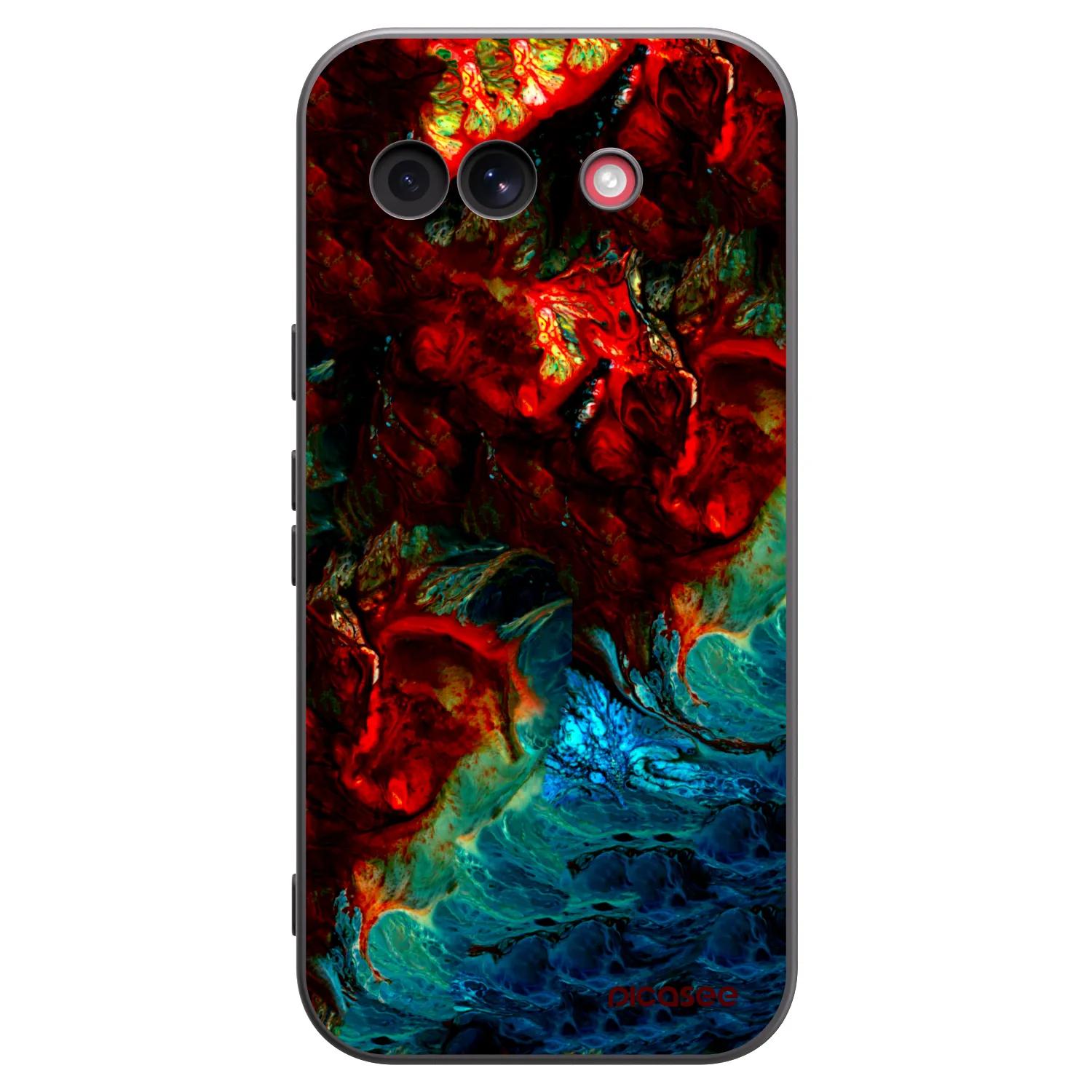 Picasee crna silikonska maskica za Google Pixel 10a - Universe