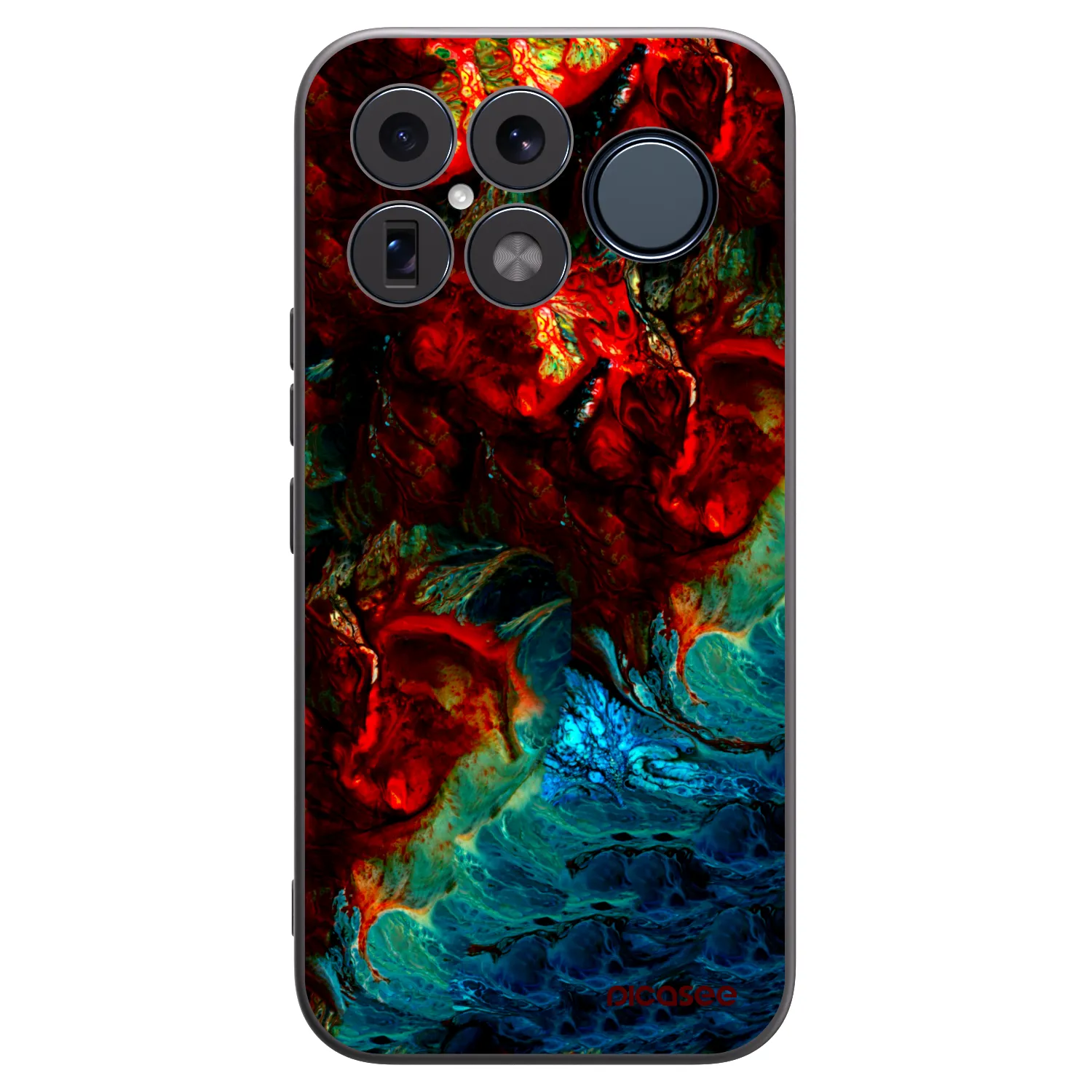 Picasee crna silikonska maskica za Xiaomi Poco F8 Ultra - Universe