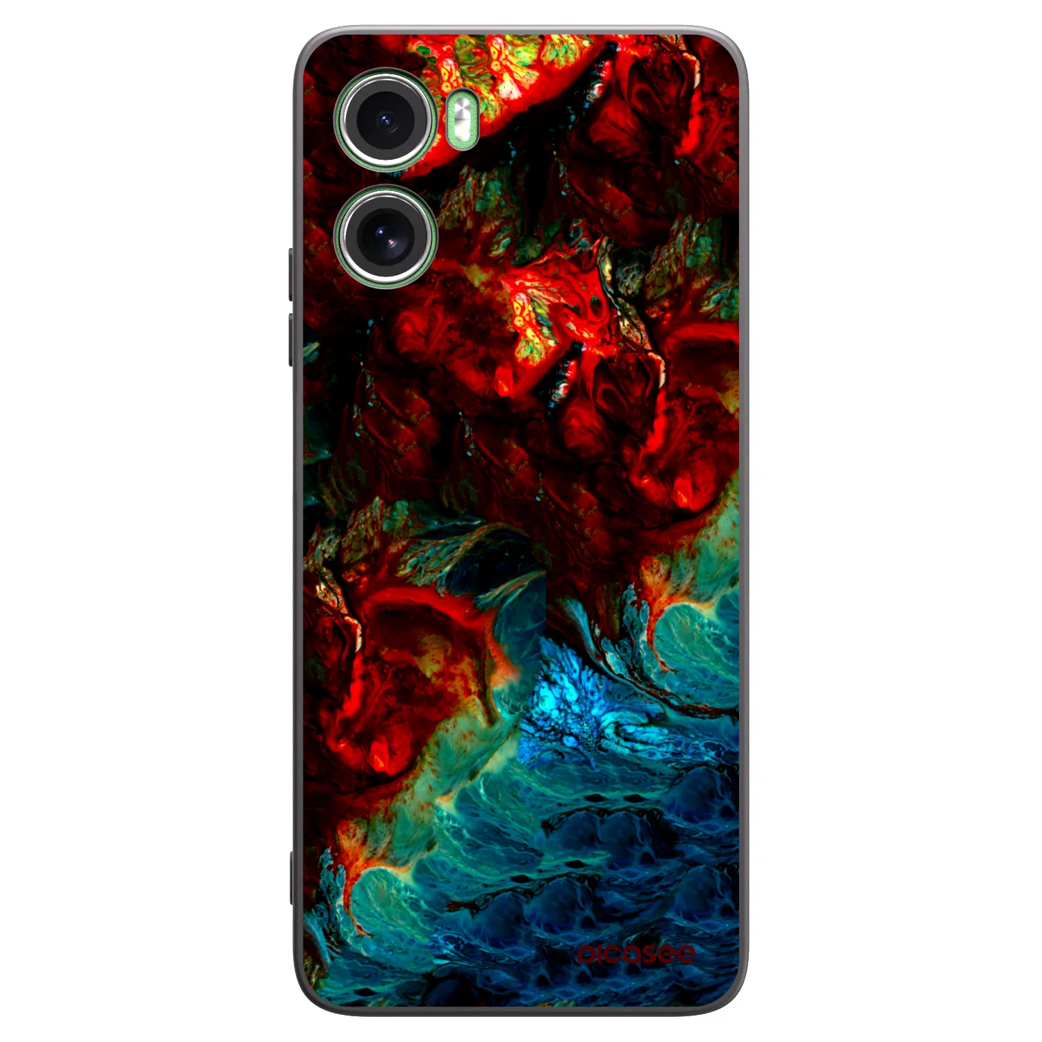 Picasee crna silikonska maskica za Motorola Moto G06 - Universe