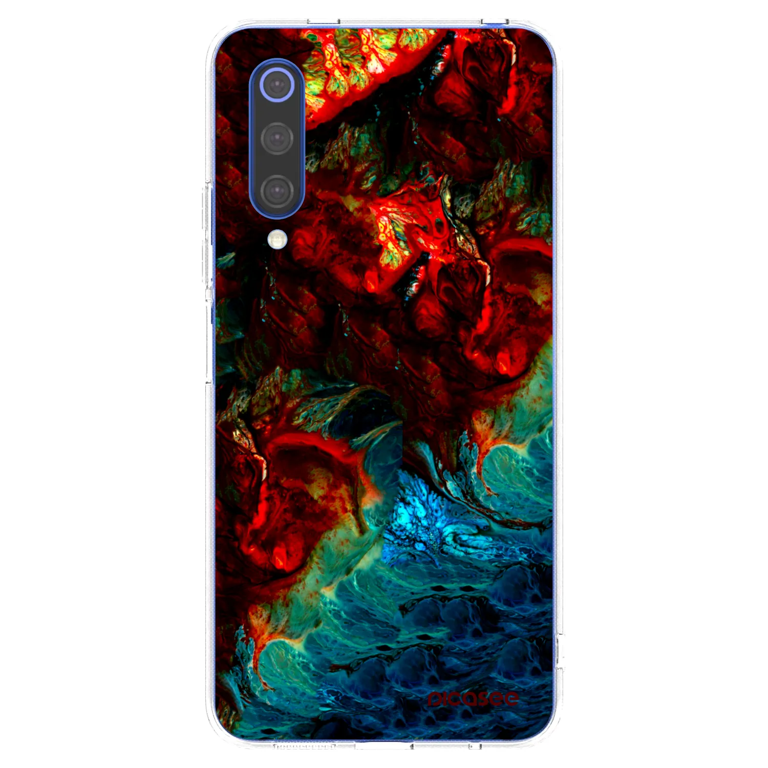 Picasee silikonska prozirna maskica za Xiaomi Mi 9 SE - Universe
