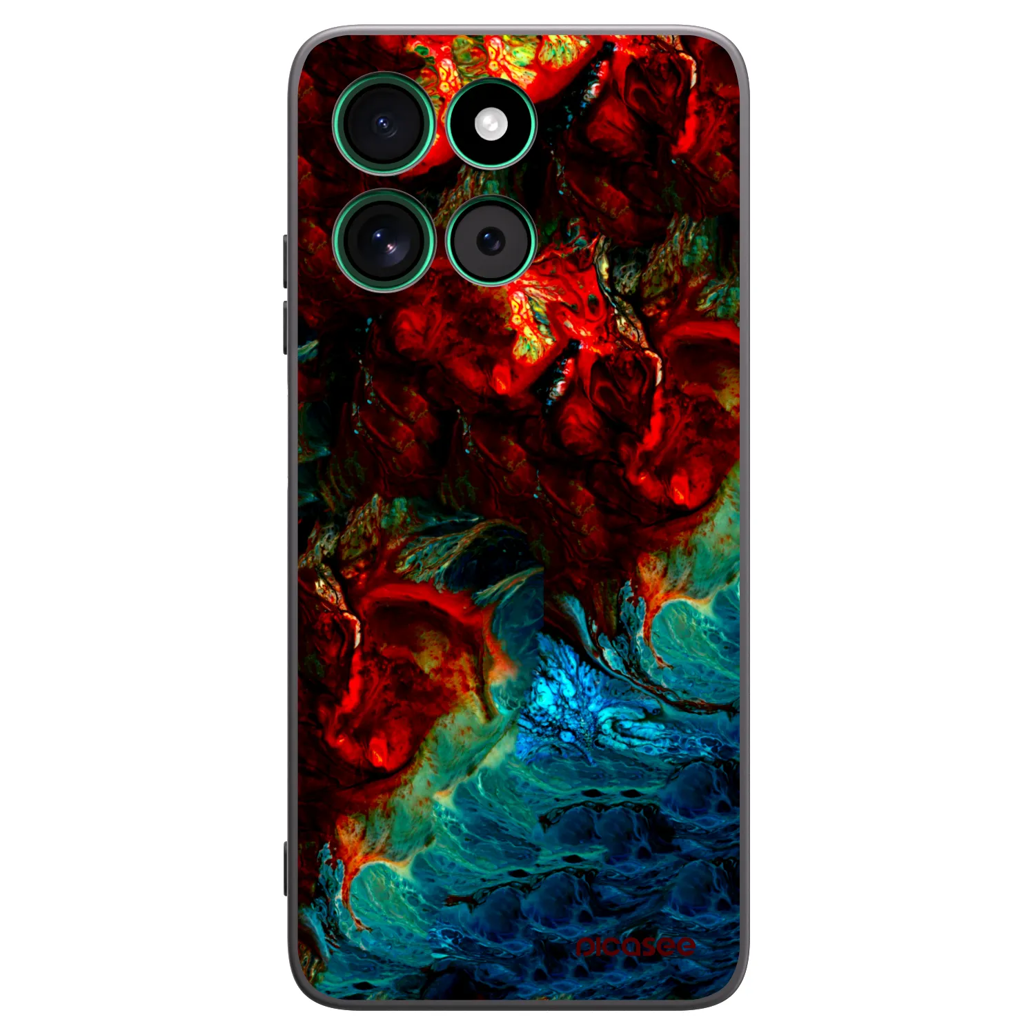 Picasee crna silikonska maskica za Motorola Moto G57 Power - Universe