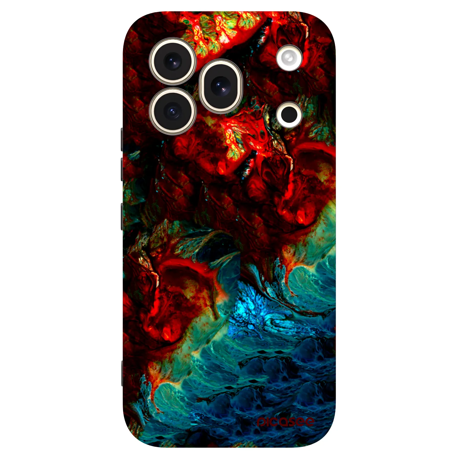 Picasee crna silikonska maskica za Honor 600 Pro - Universe