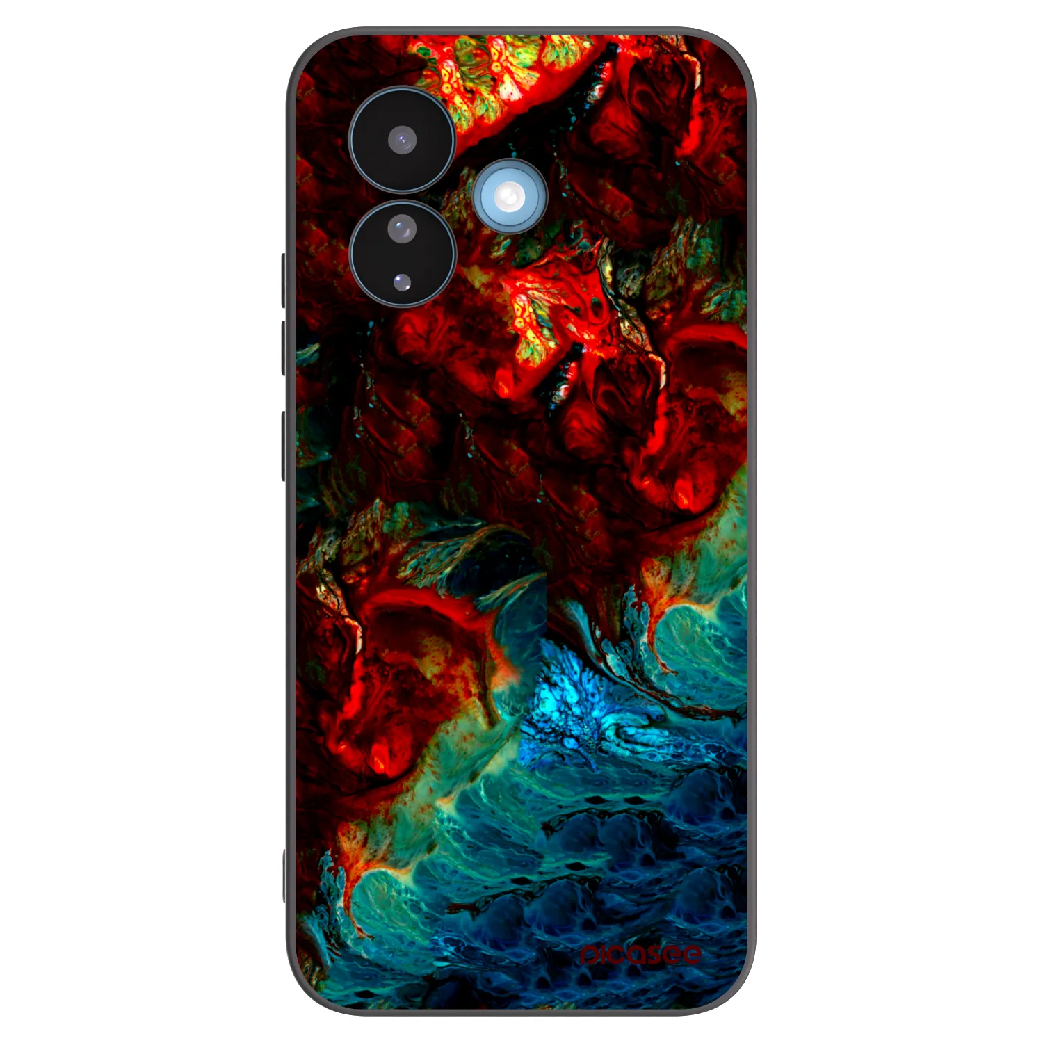 Picasee crna silikonska maskica za Xiaomi Redmi Note 17 Pro 5G - Universe